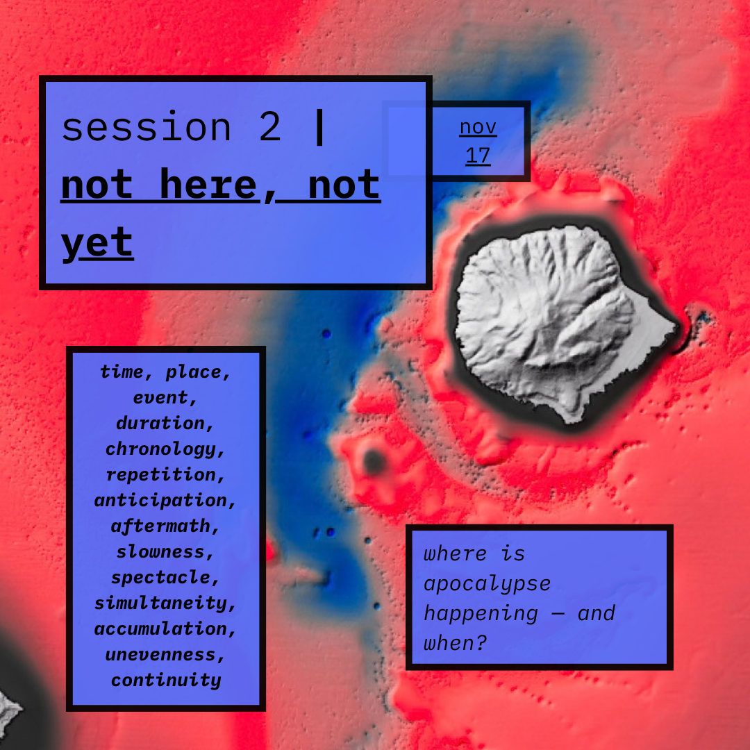 apocalypse | ‘love in the rubble’ | ecology, scale and the stories that shape what we see