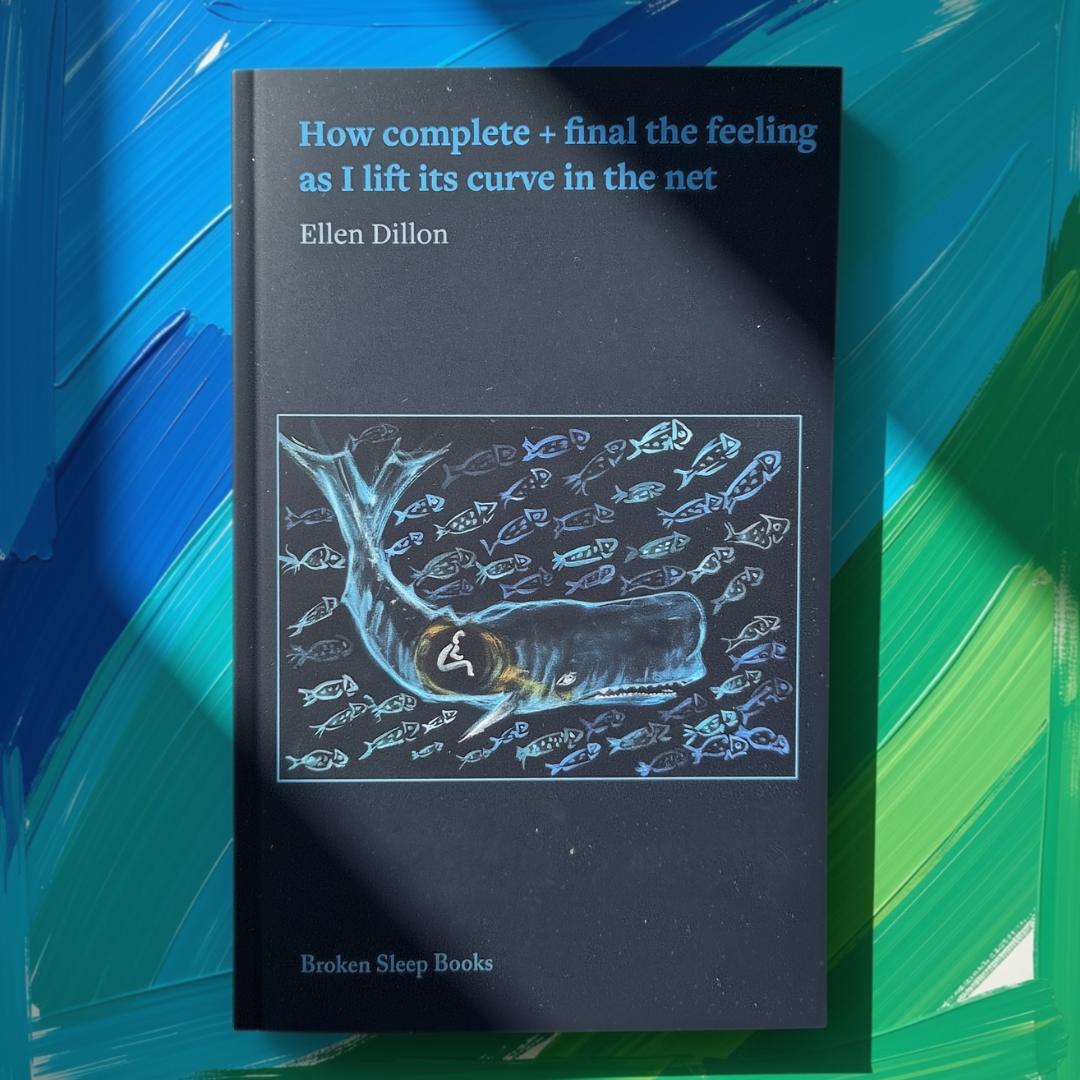 ‘How complete + final the feeling as I lift its curve in the net’ by Ellen Dillon