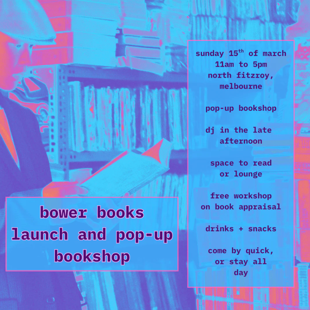 bower books pop-up bookshop
