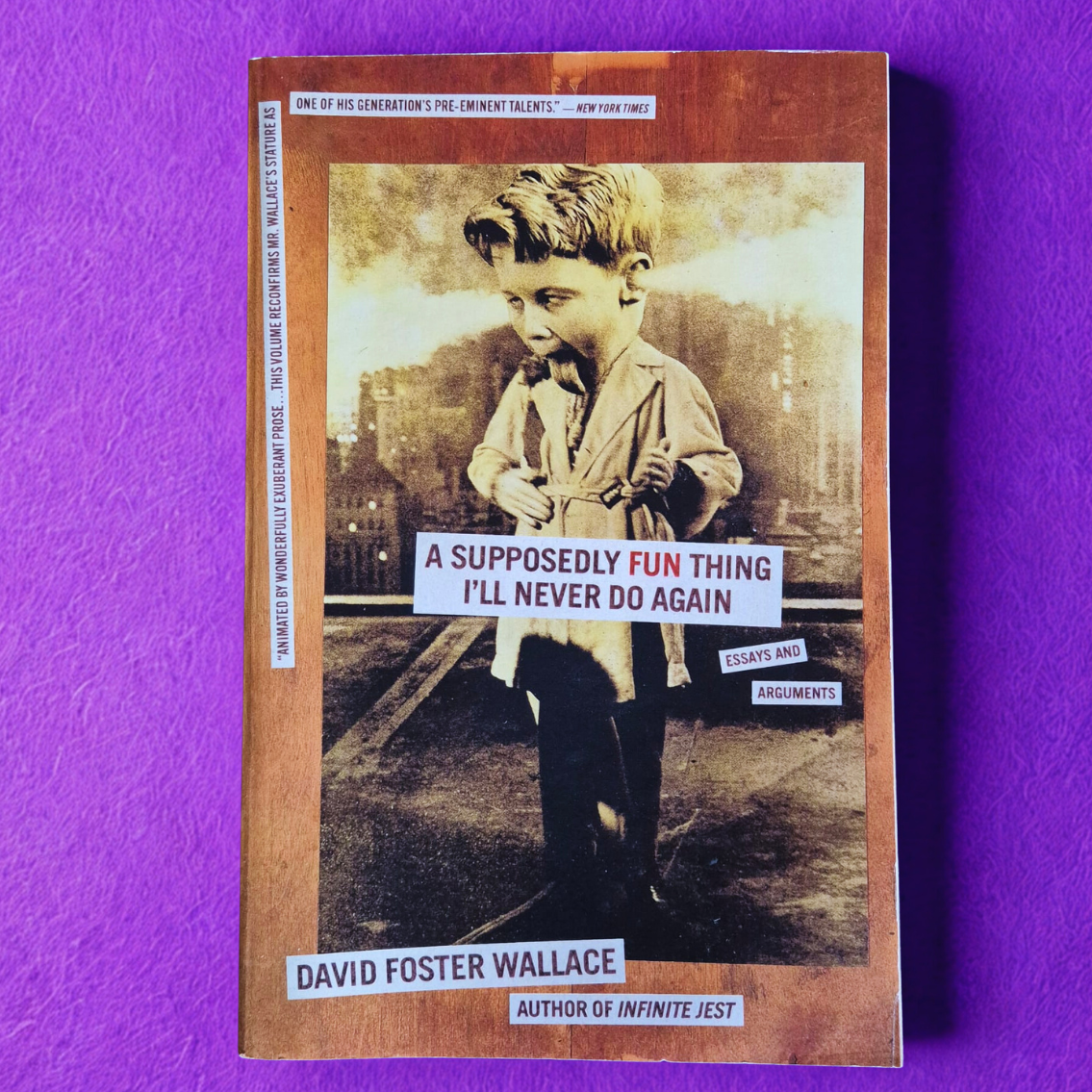 'A Supposedly Fun Thing I'll Never Do Again' by David Foster Wallace