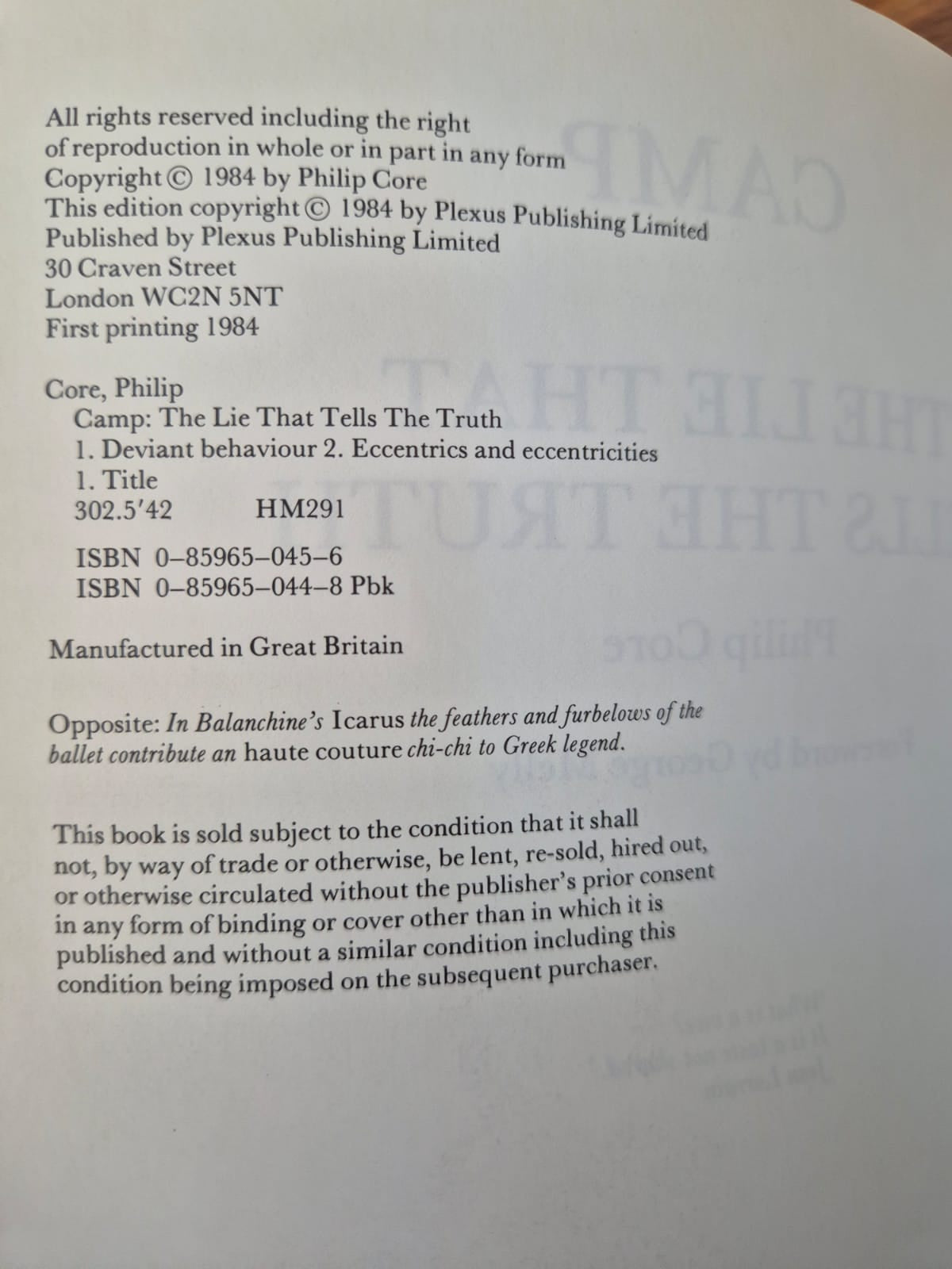 'CAMP - The Lie that Tells the Truth' by Phillip Core