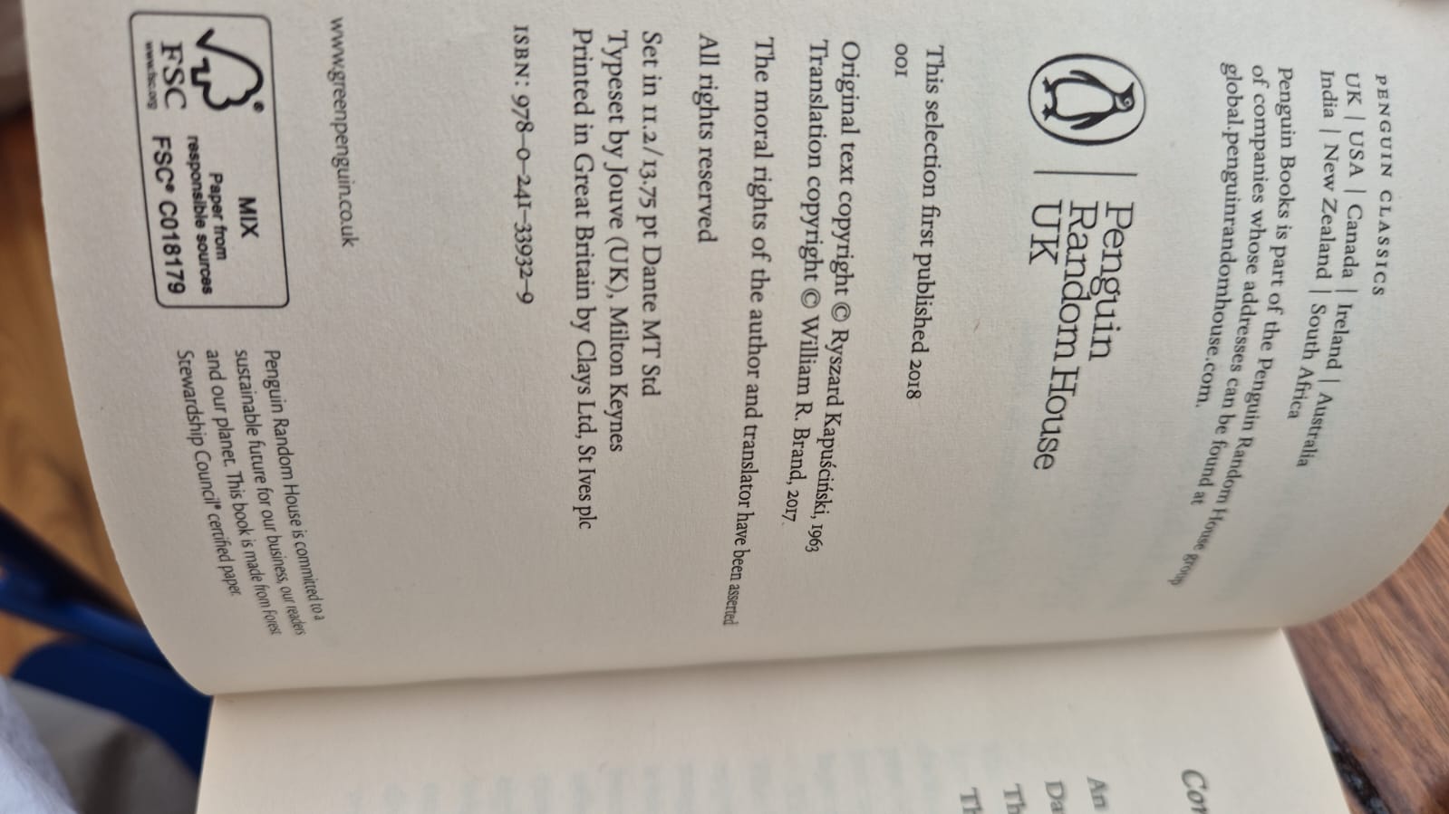 'An Advertisement for Toothpaste' by Ryszard Kapuściński