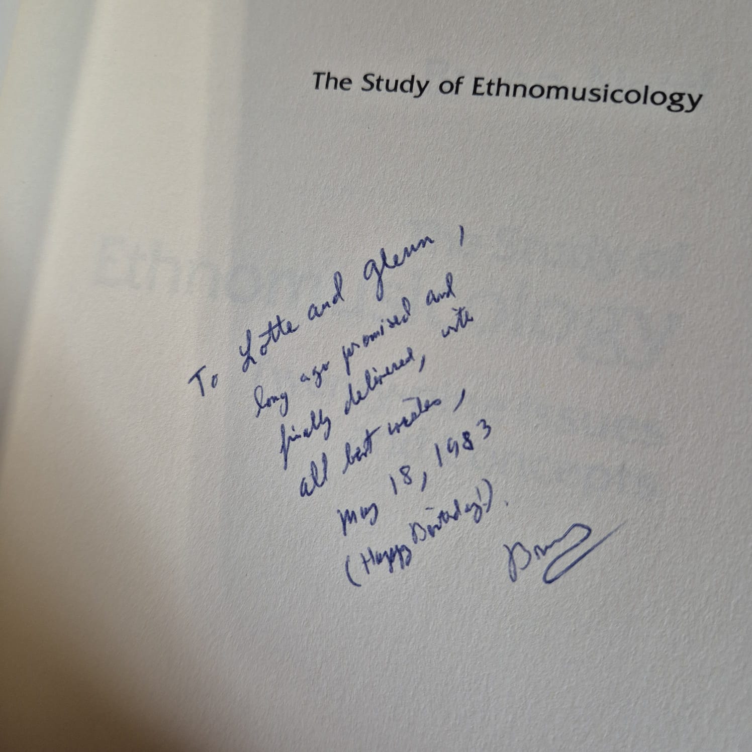 'The Study of Ethnomusicology' by Bruno Nettl