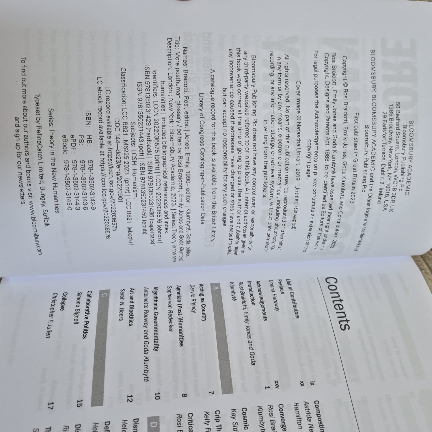 'More Posthuman Glossary' by Various Authors