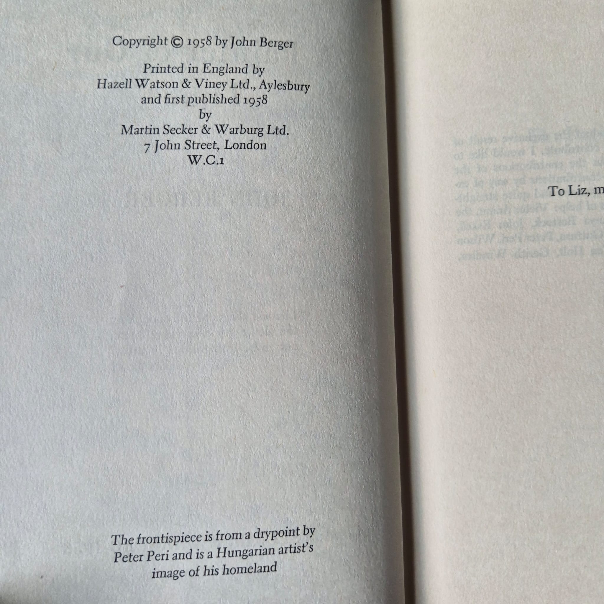 'A Painter of Our Time' by John Berger