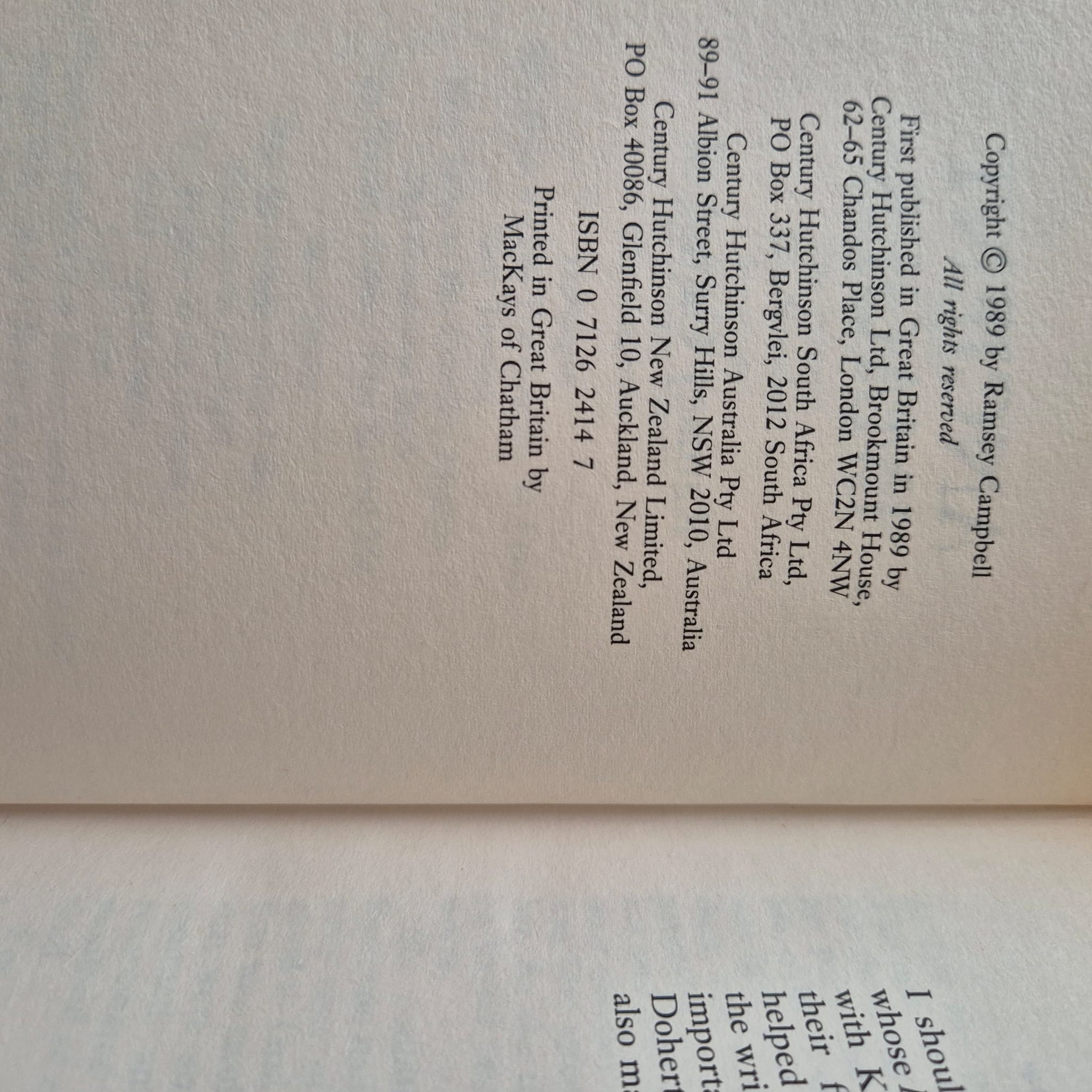 'Ancient Images' by Ramsey Campbell