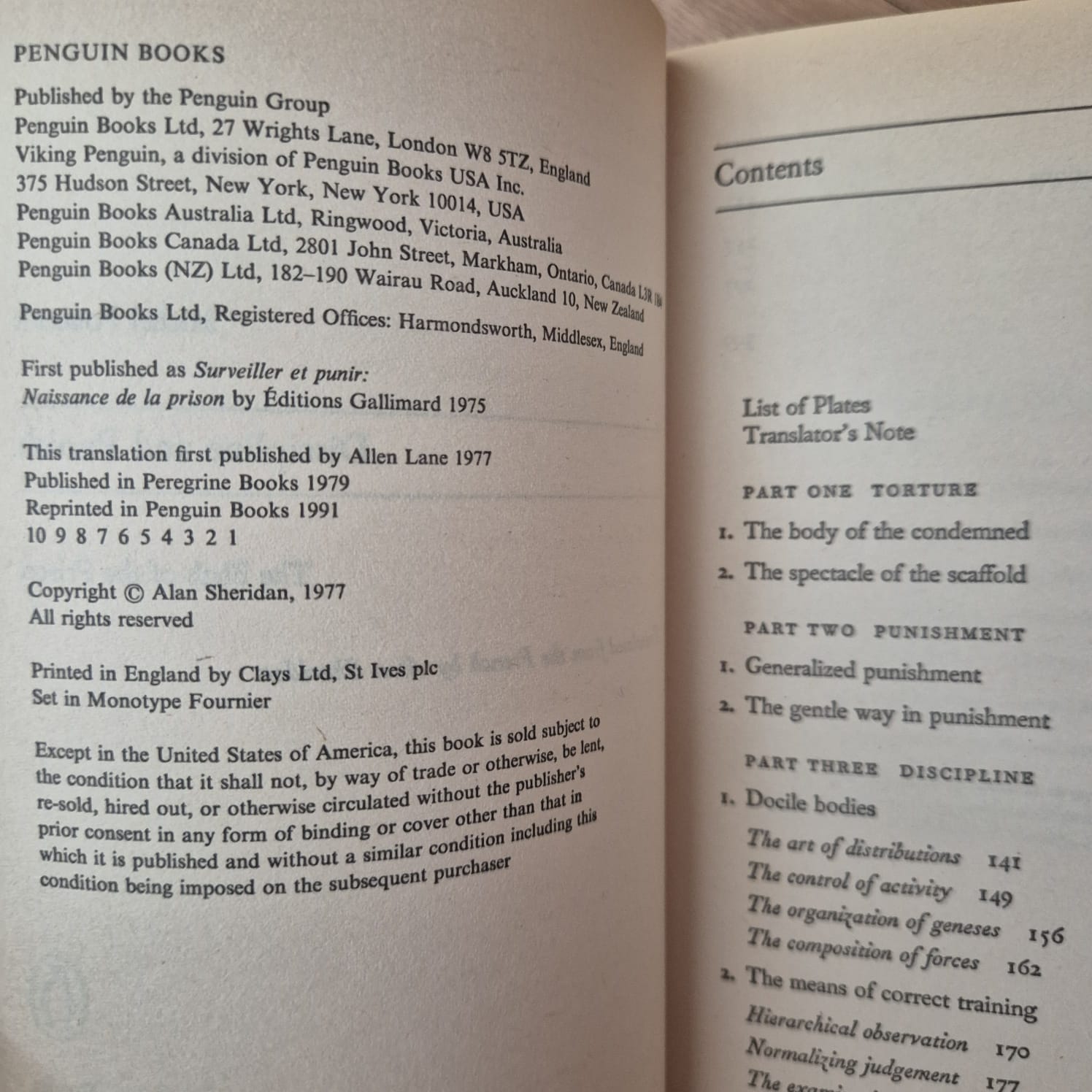 'Discipline and Punish' by Michel Foucault