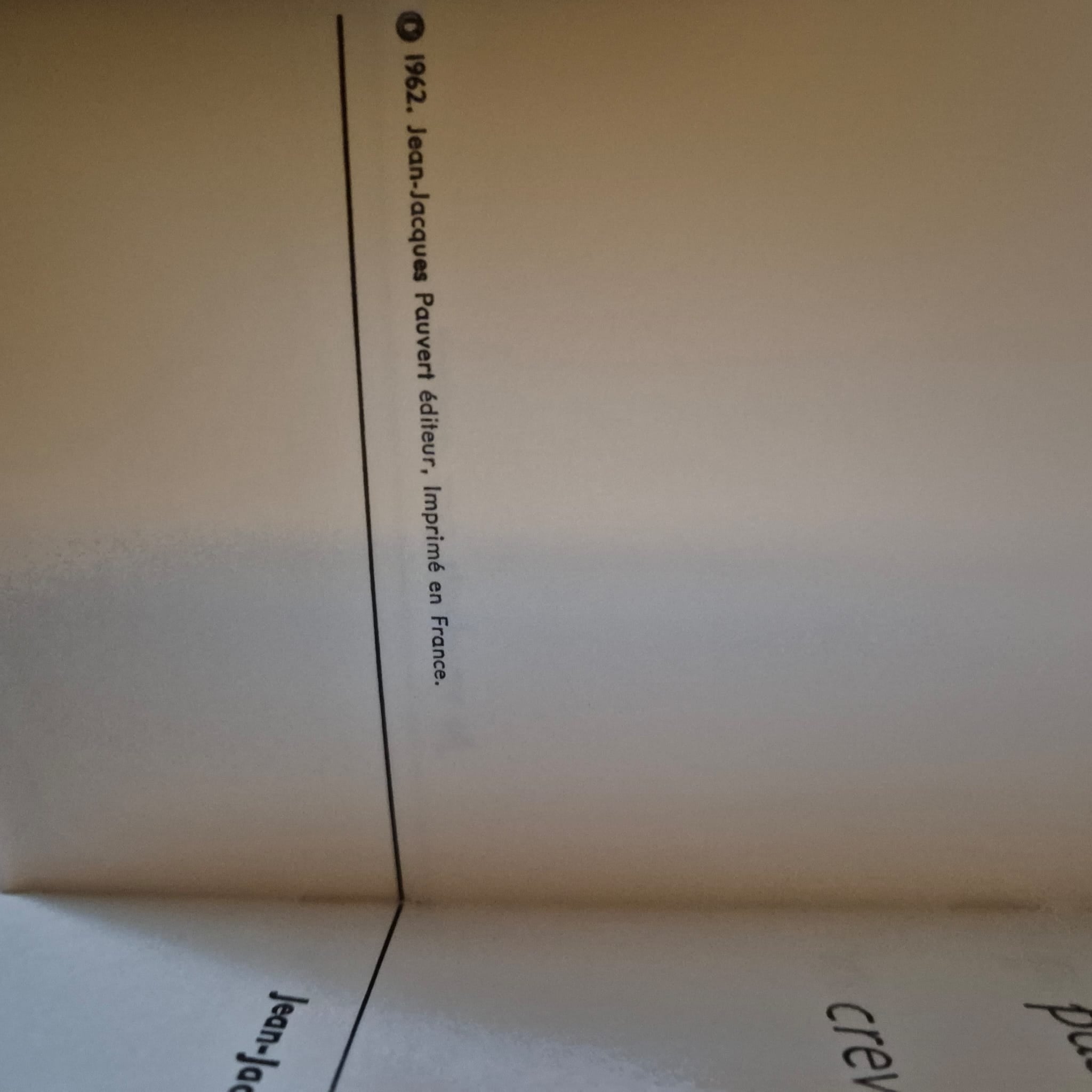 'Je voudrais pas crever' by Boris Vian (French)