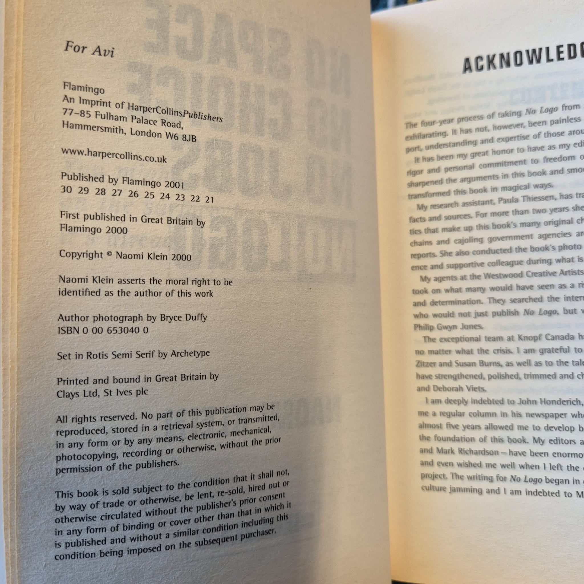 'No Logo' by Naomi Klein