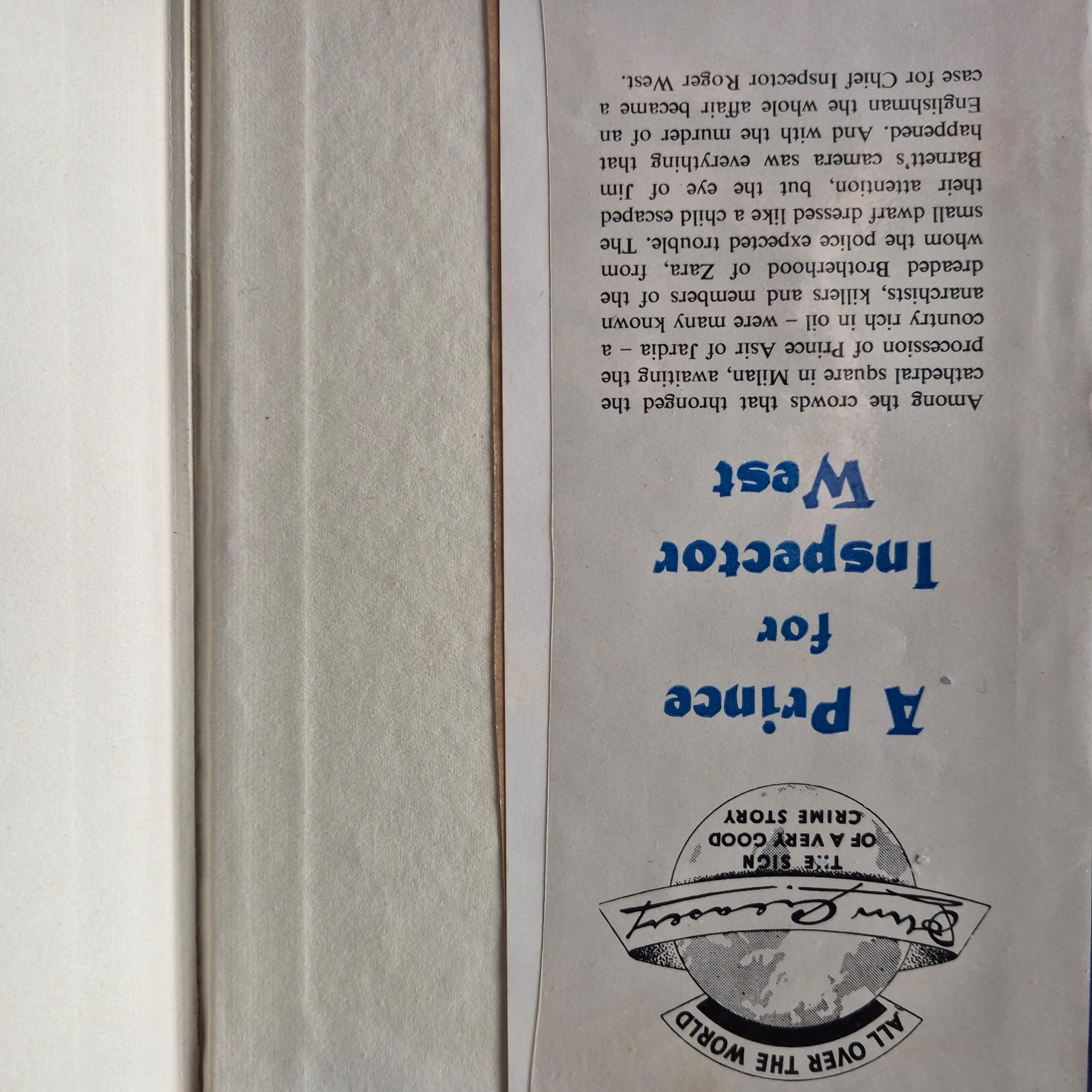 'A Prince for Inspector West' by John Creasey