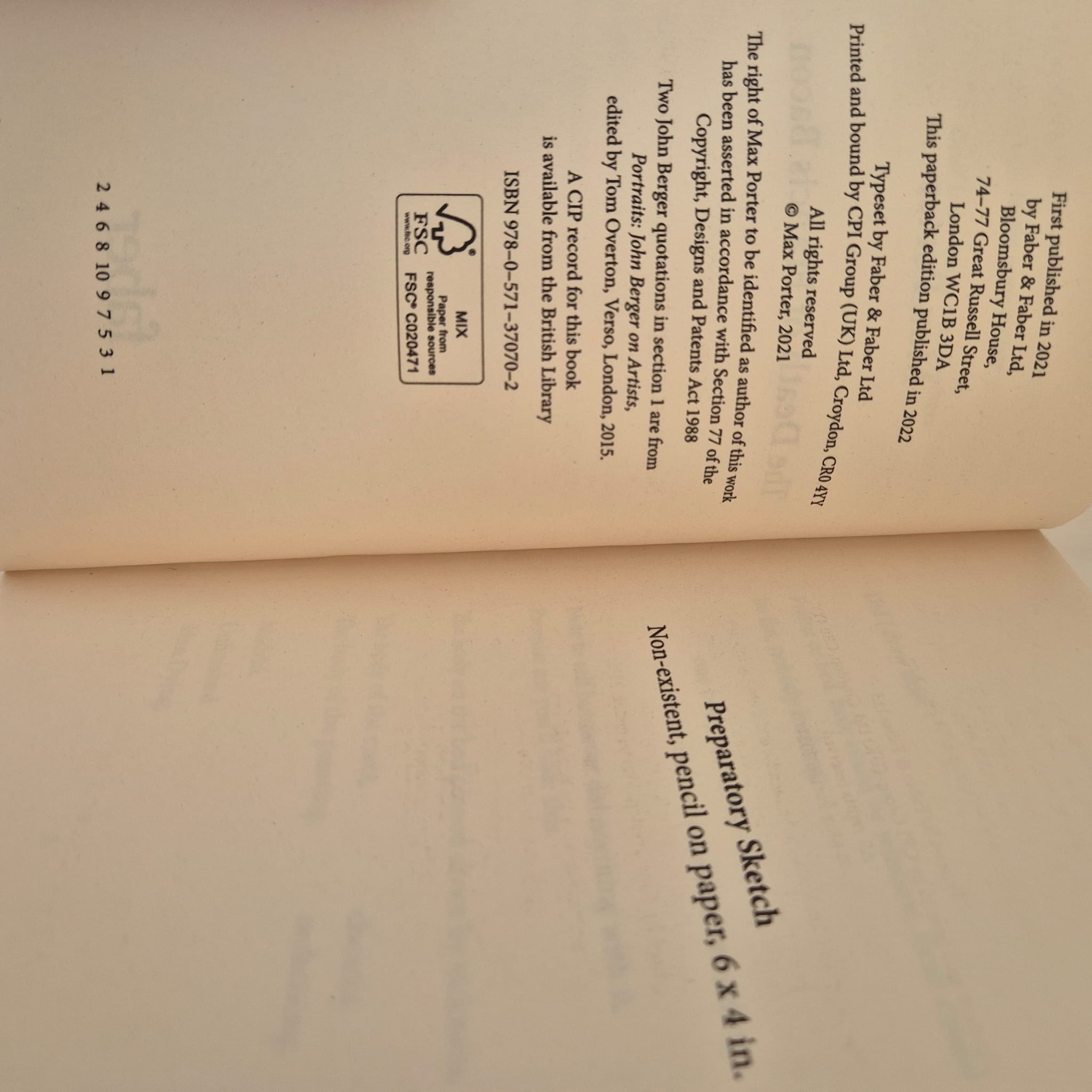 'The Death of Francis Bacon' by Max Porter