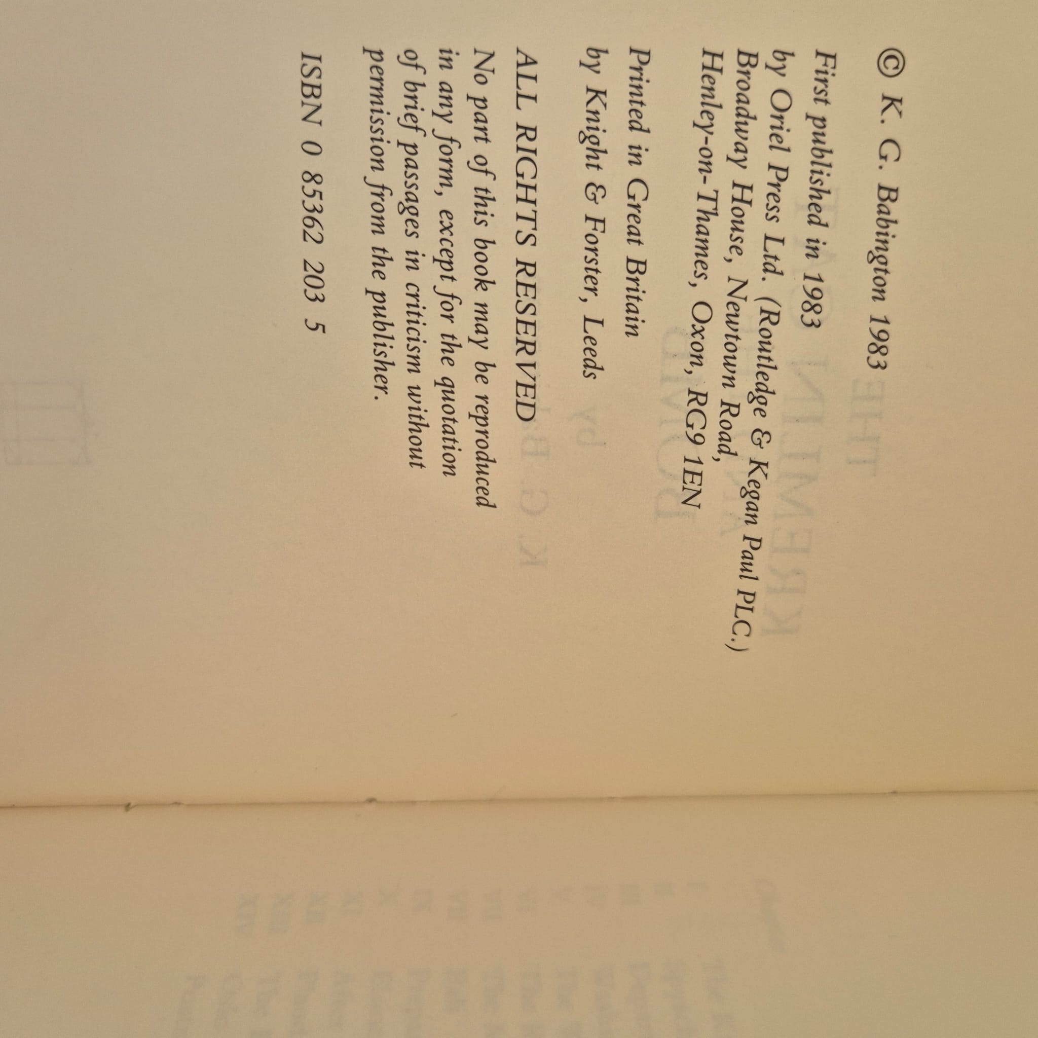 'The Kremlin Cat and the Bomb' by K. G. Babbington