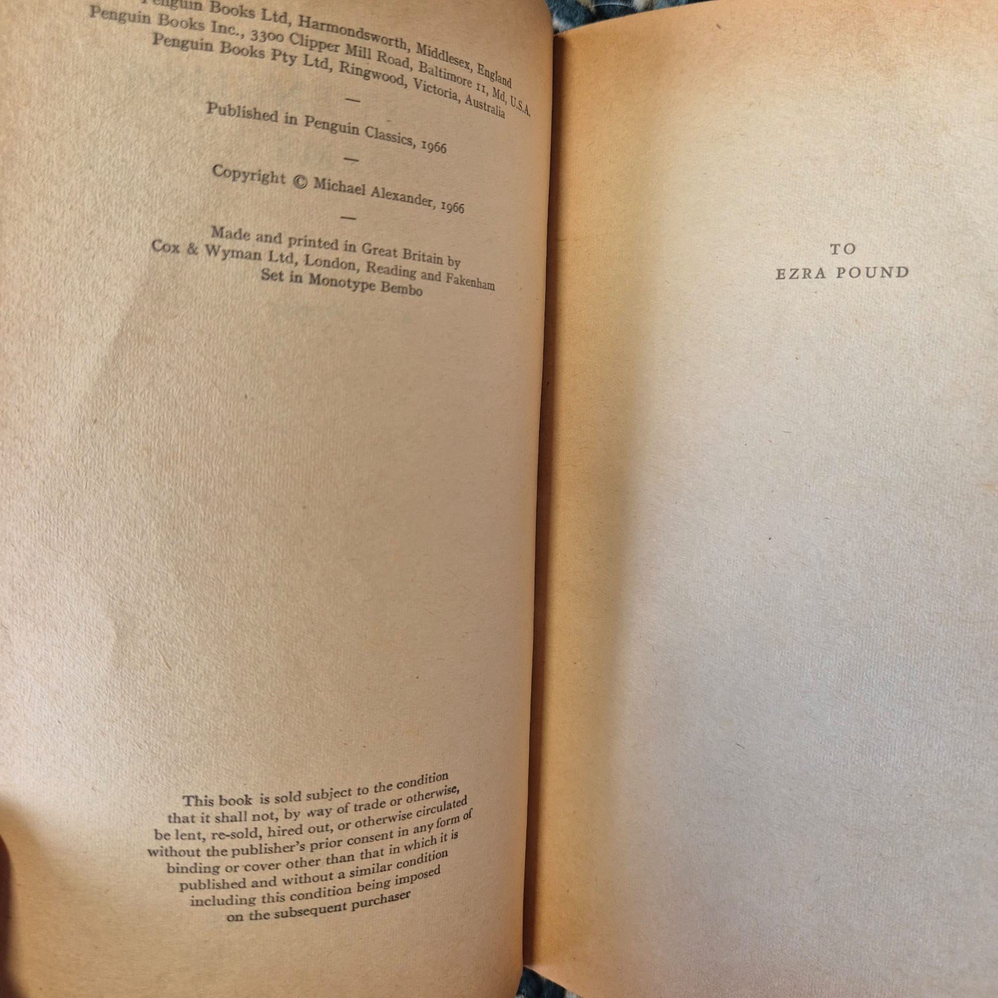 'The Earliest English Poems' compiled by Penguin