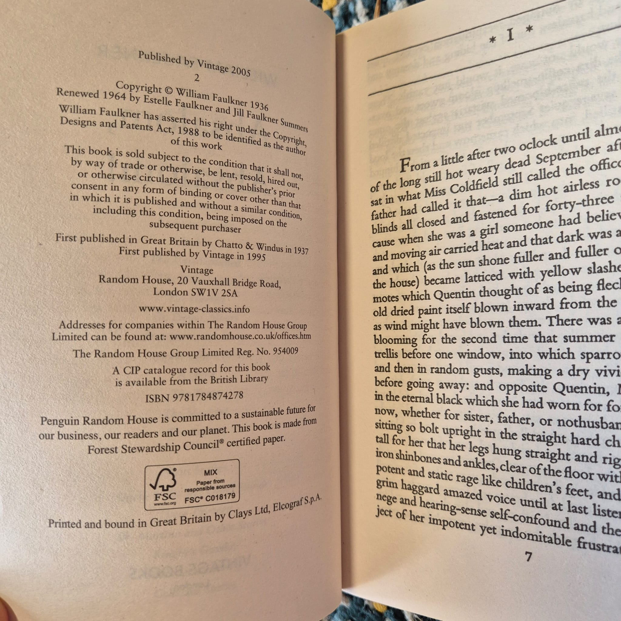 'Absalom! Absalom!' by William Faulkner