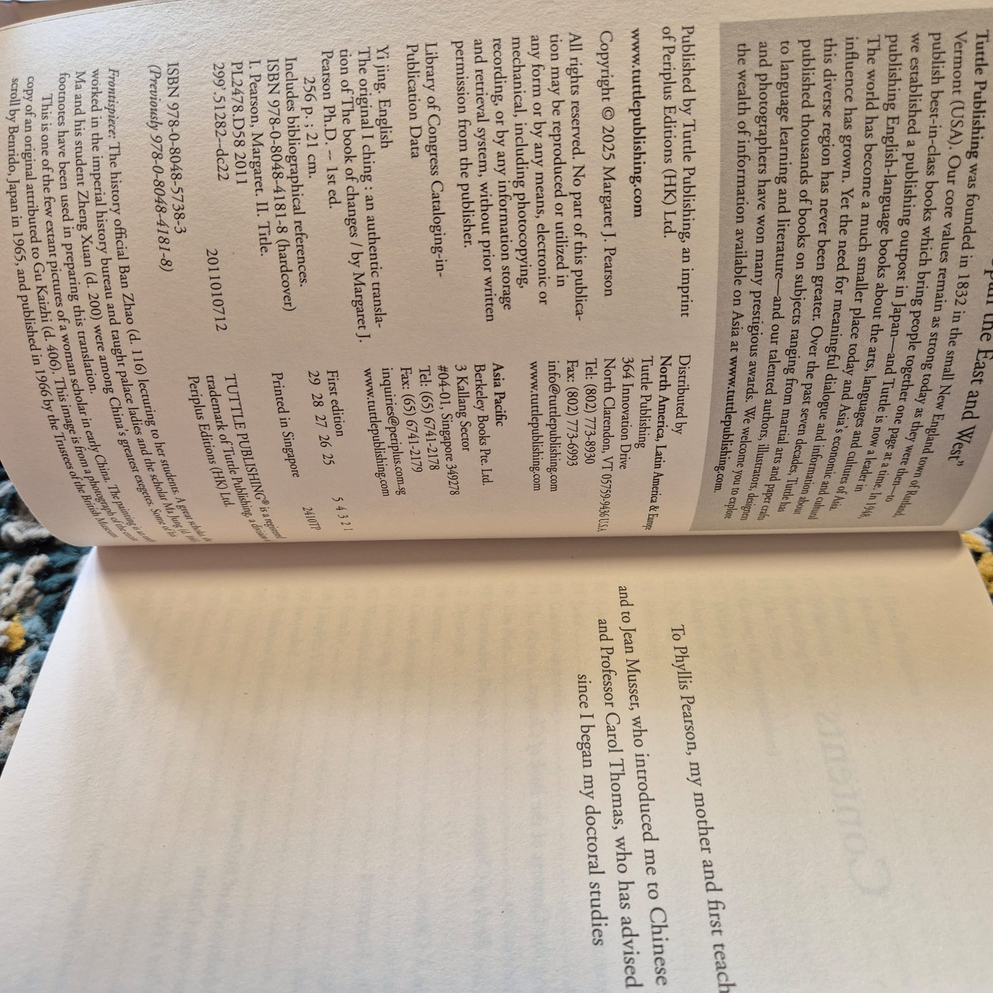 'The Original I Ching' by Margaret J. Pearson