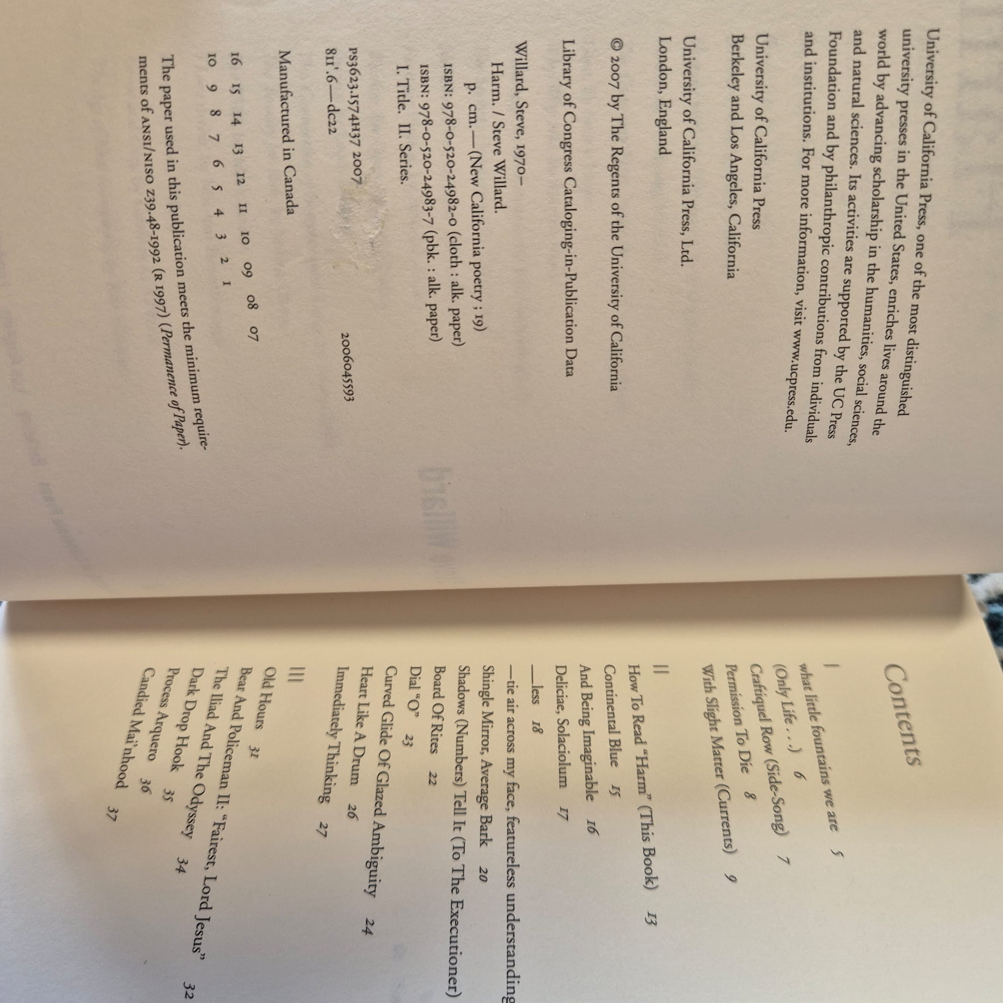 'Harm' by Steve Willard