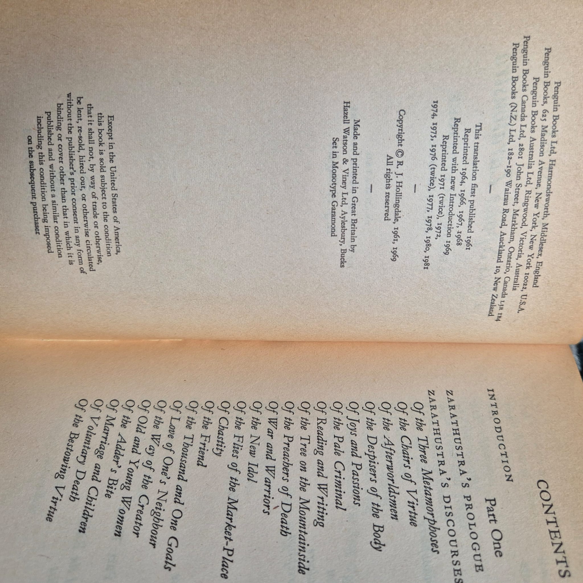 'Thus Spoke Zarathustra' by Friedrich Nietzsche