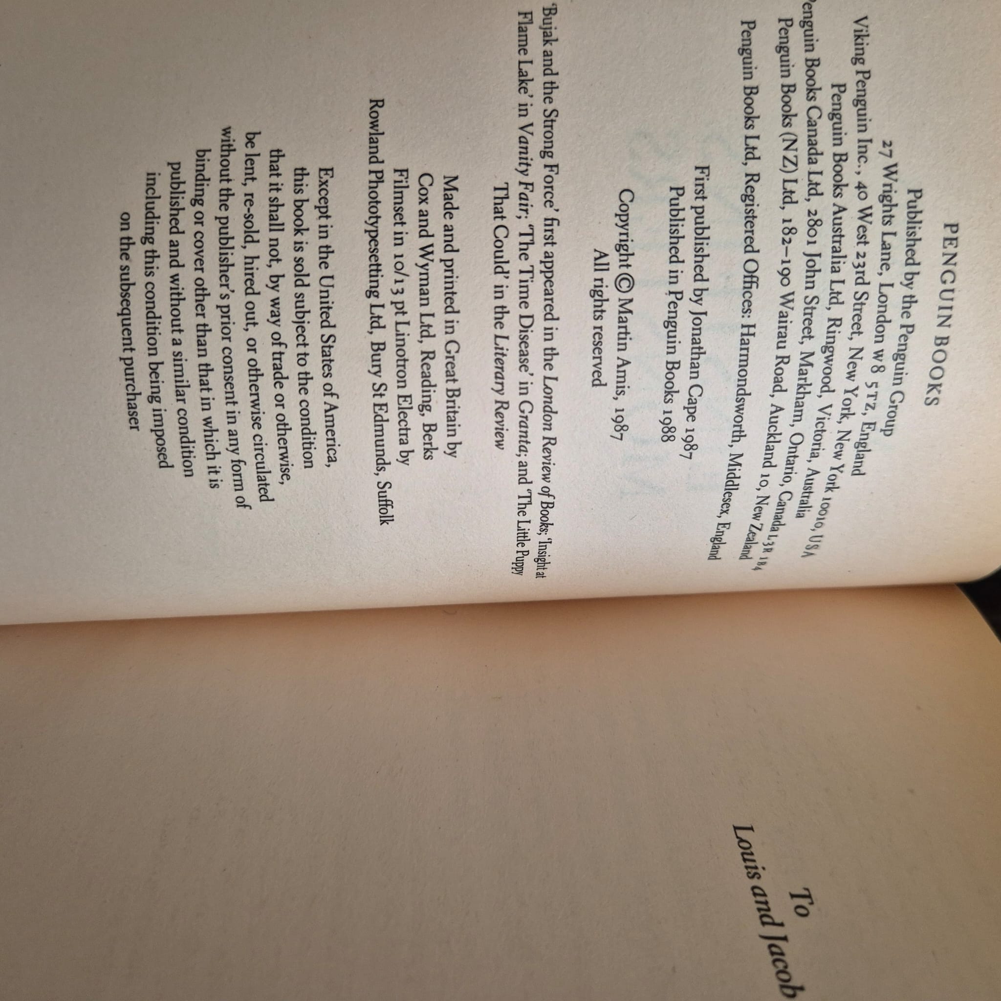 'Einstein's Monsters' by Martin Amis