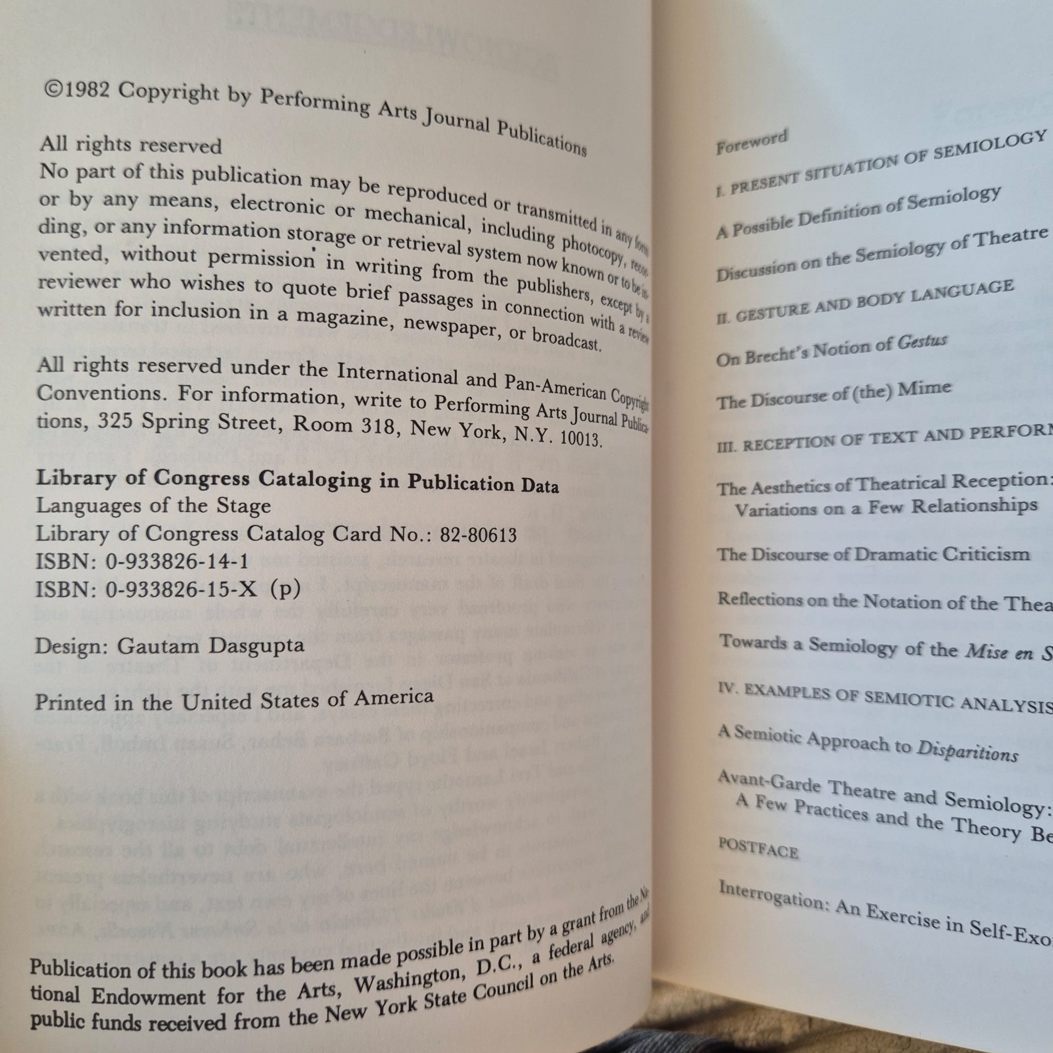'Languages of the Stage' by Patrice Pavis