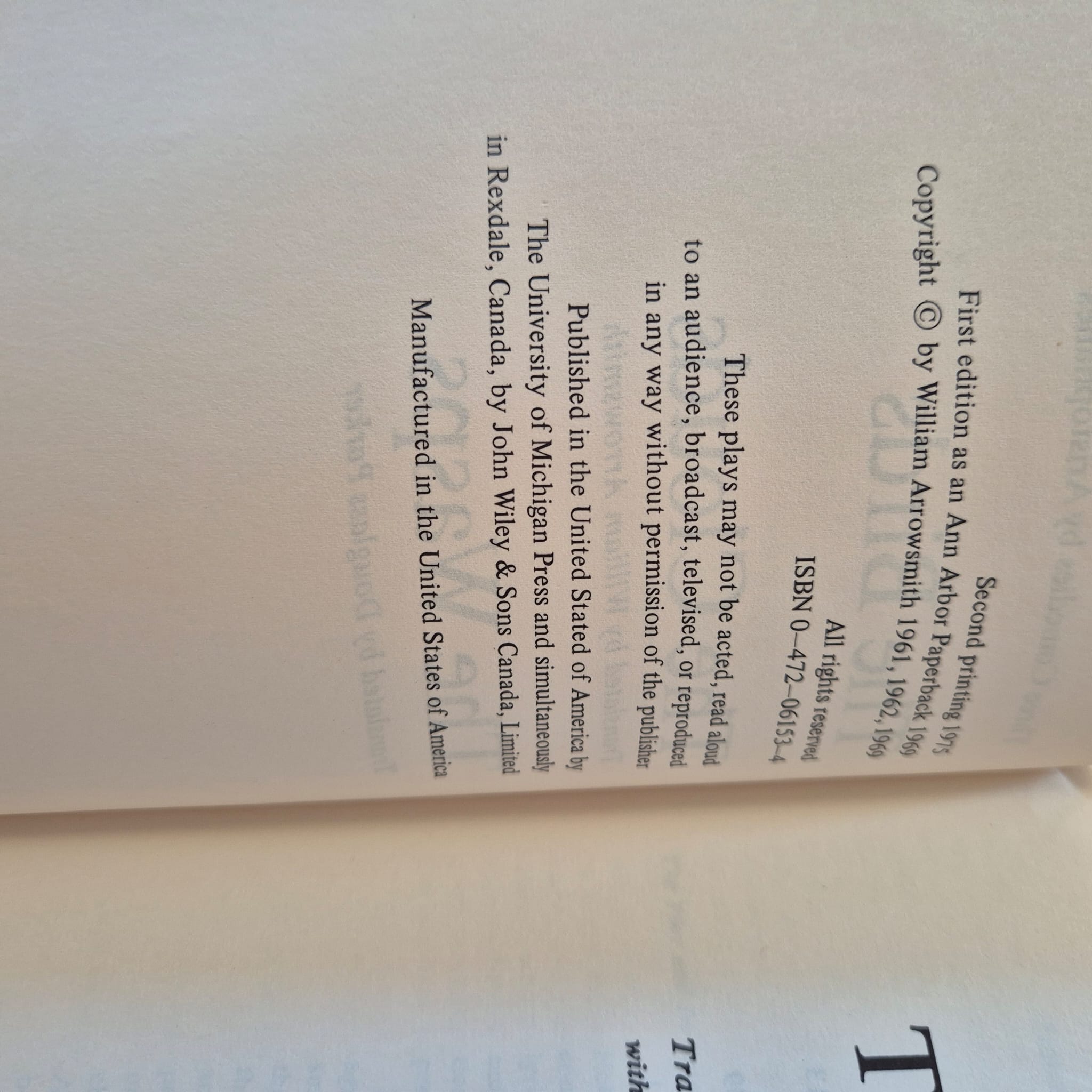 'Three Comedies' by Aristophanes