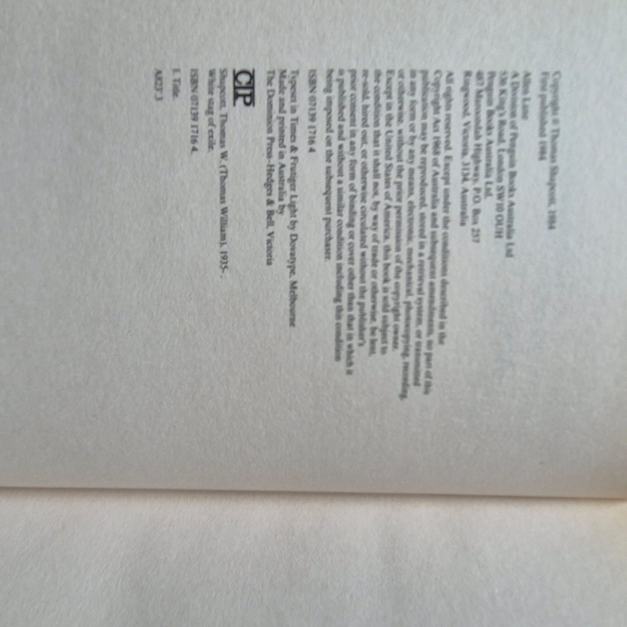 'White Stag of Exile' by Thomas Shapcott
