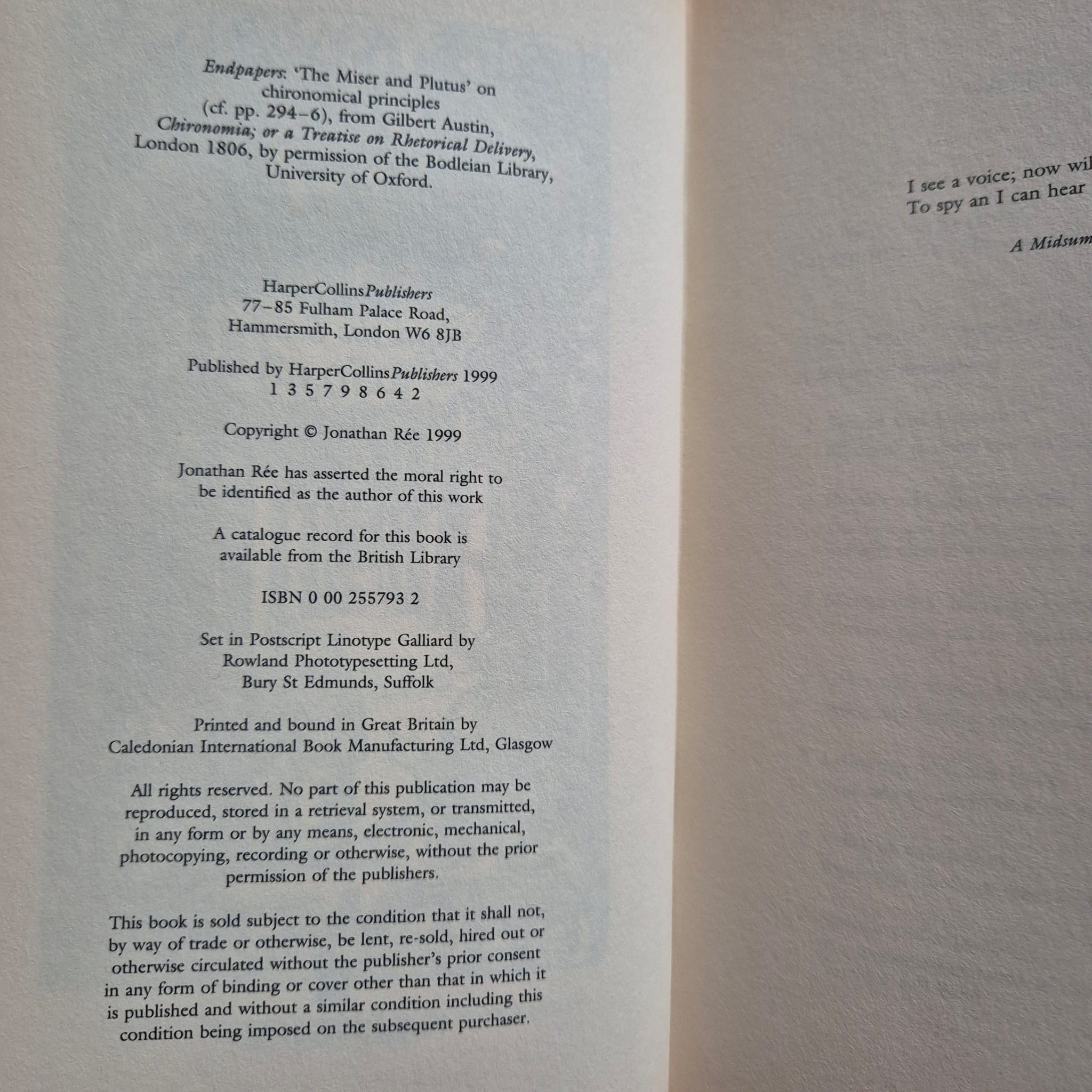 'I See a Voice: Language, Deafness and the Senses: A Philosophical History' by Jonathan Rée