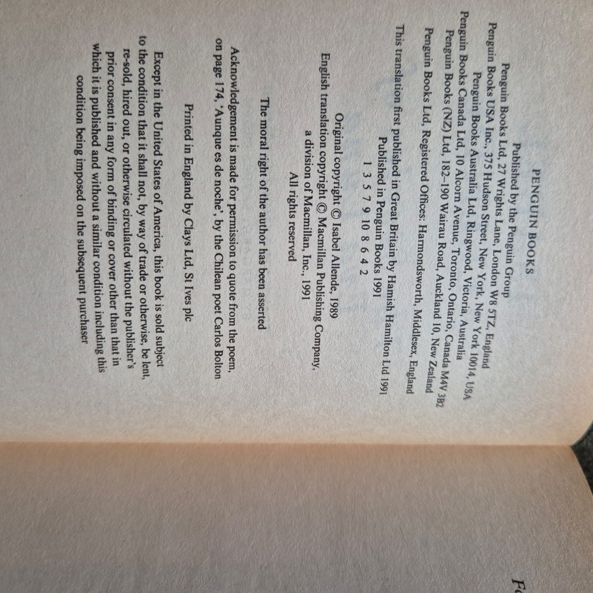 'The Stories of Eva Luna' by Isabel Allende