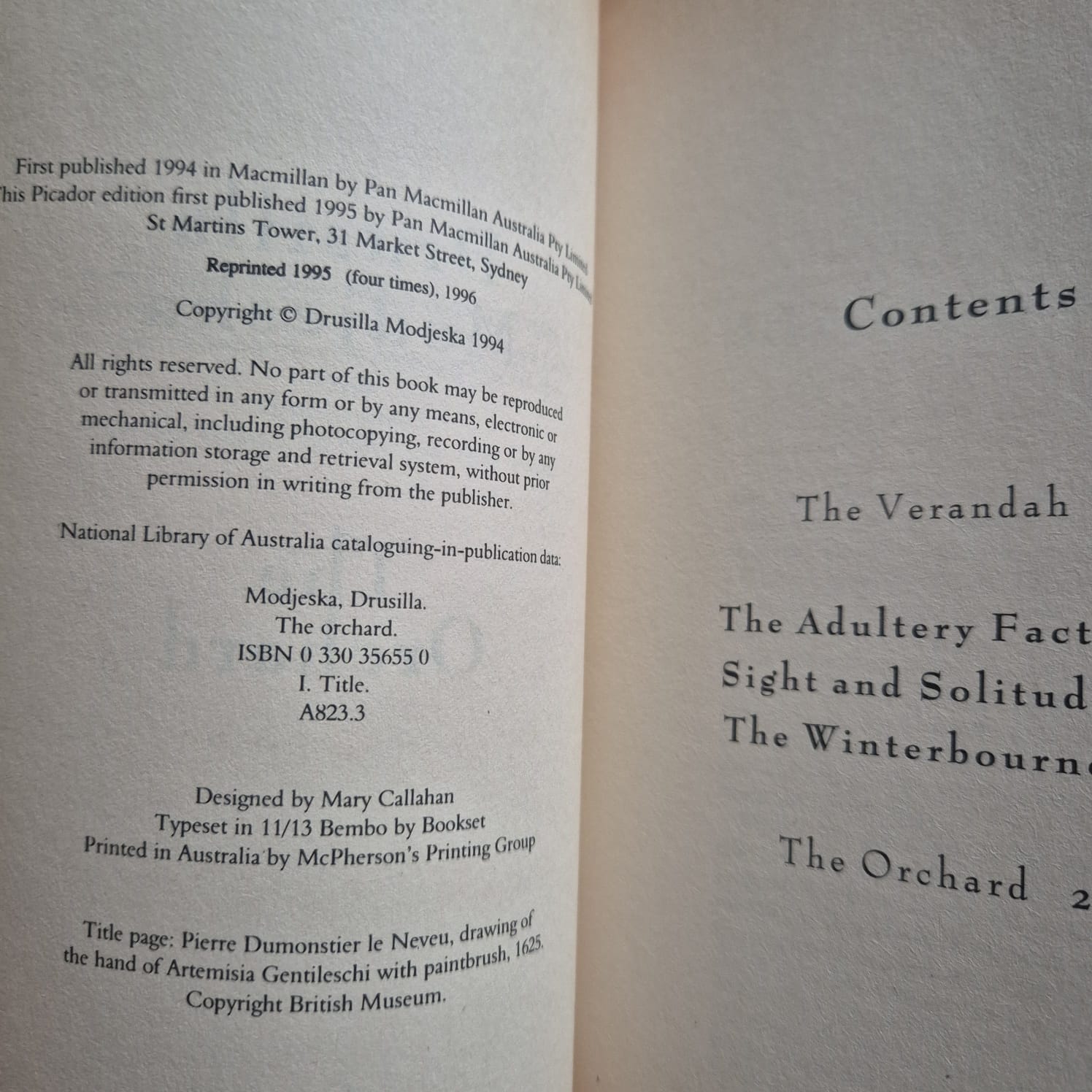 'The Orchard' by Drusilla Modjeska