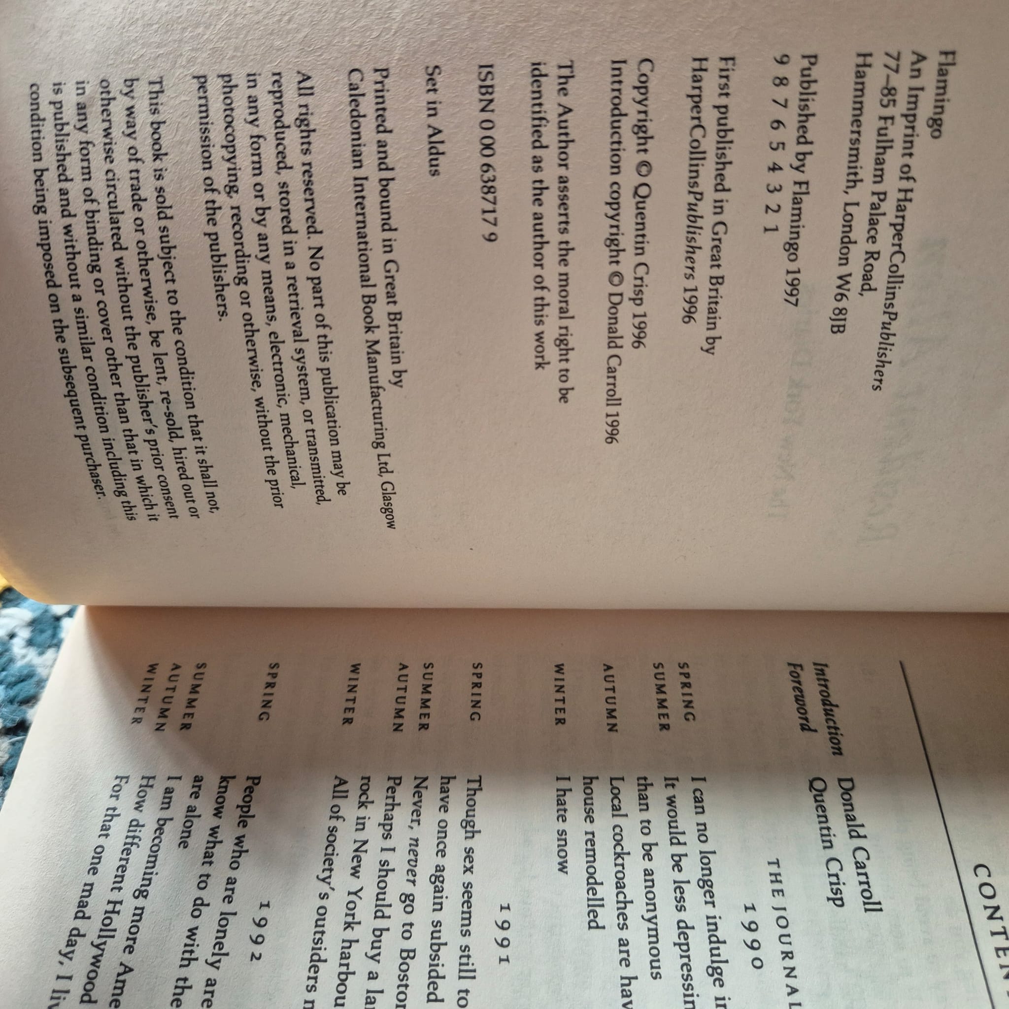 'Resident Alien: The New York Diaries' by Quentin Crisp