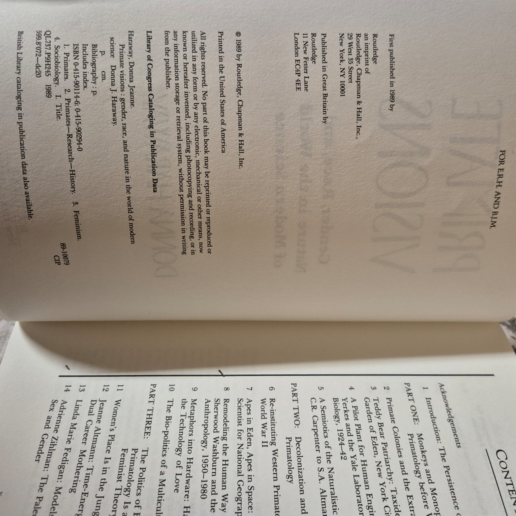 'Primate Visions' by Donna Haraway