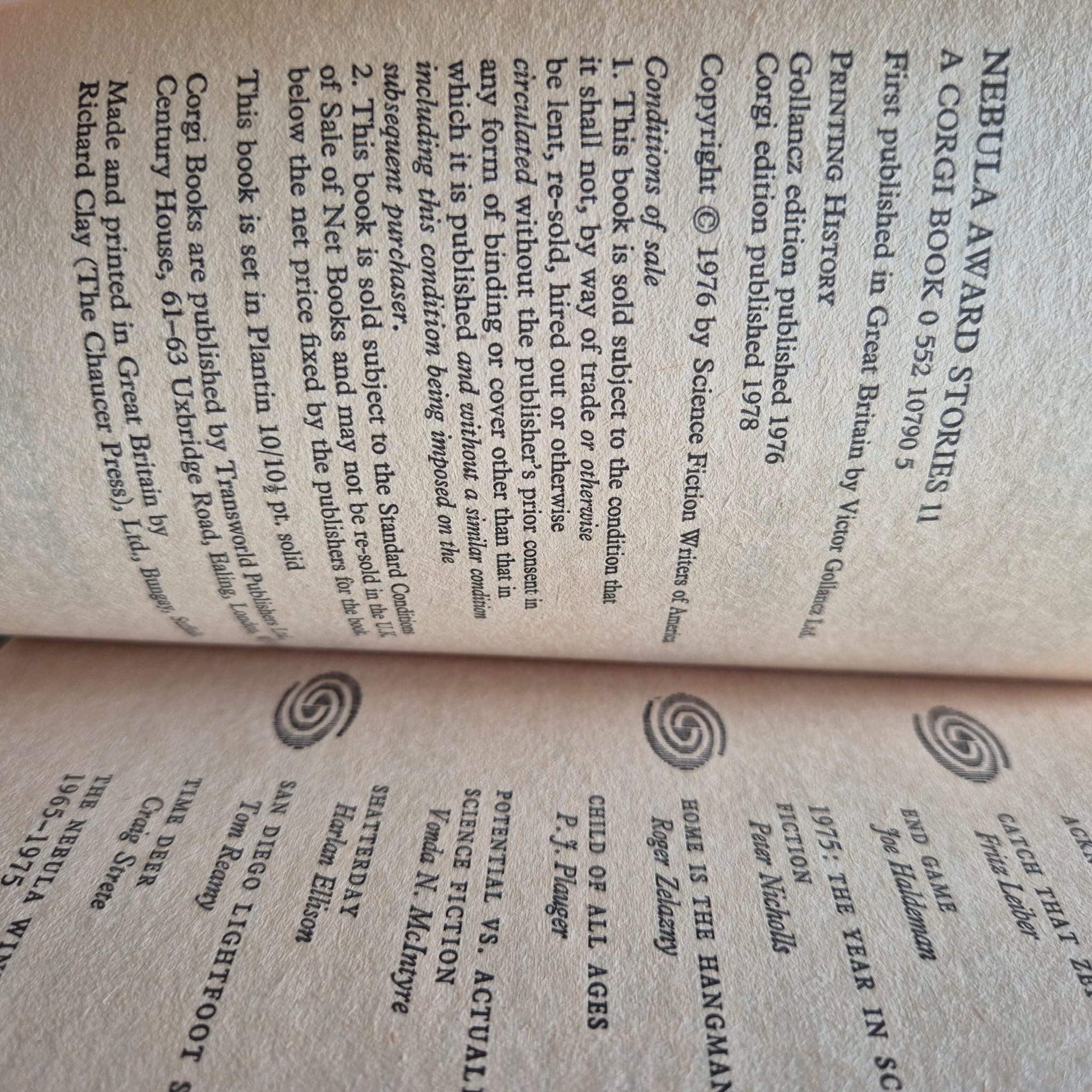 'Nebula Award Stories 11' edited by Ursula L. Le Guin