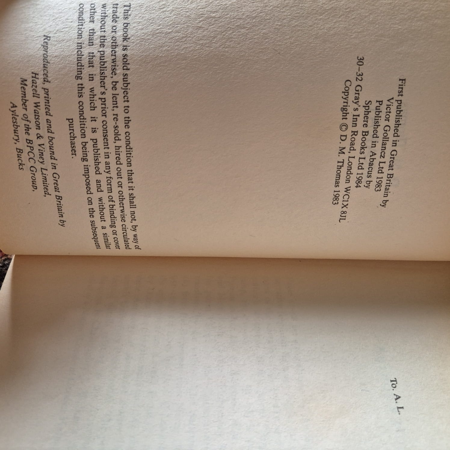 'Ararat' by D. M. Thomas