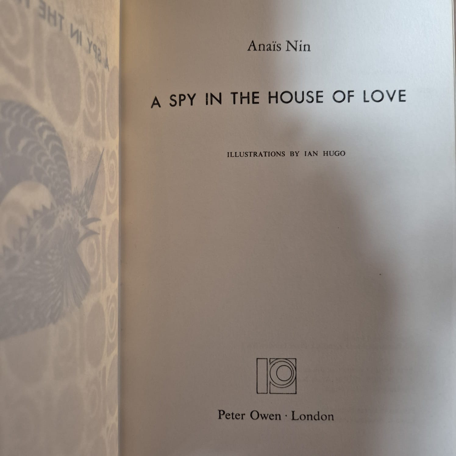 'a spy in the house of love' by Anaïs Nin