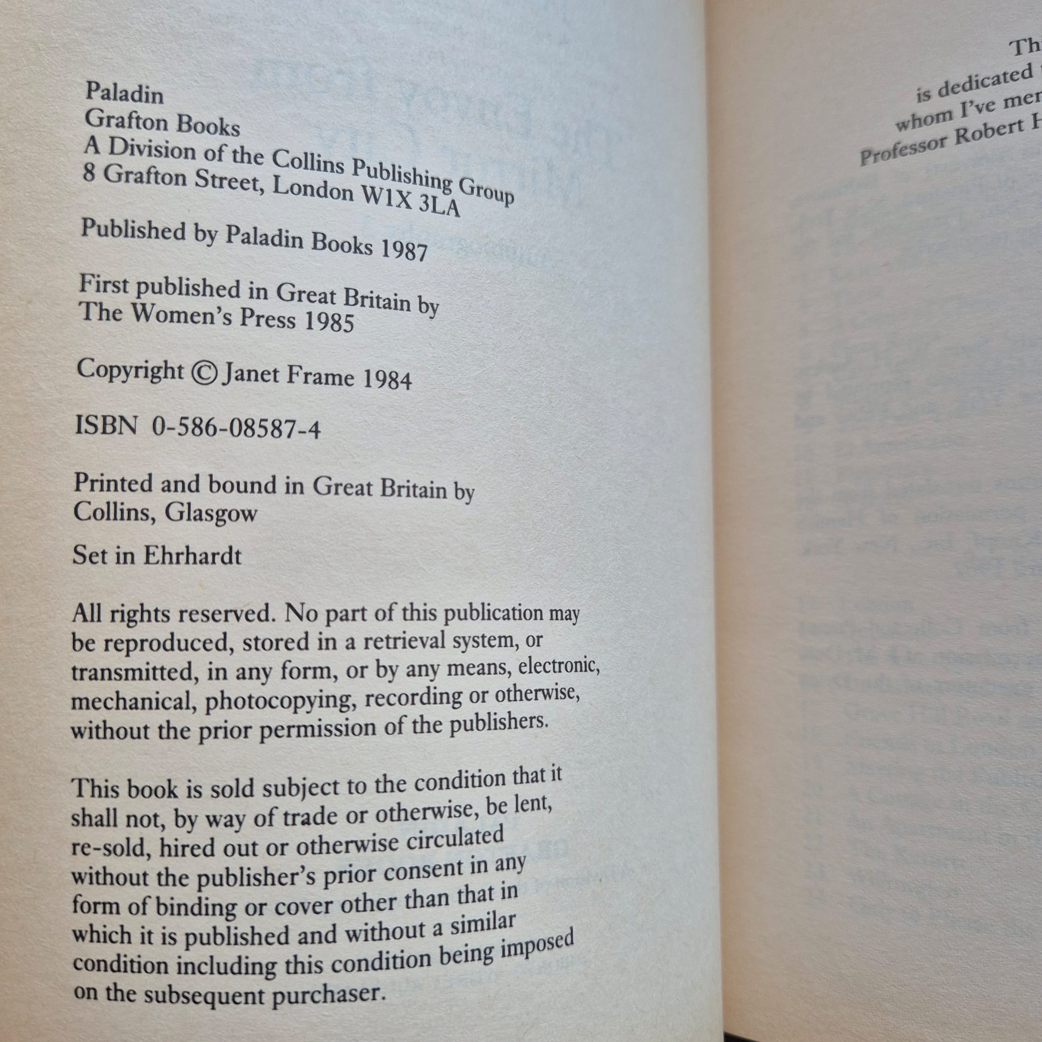 'The Envoy from Mirror City' by Janet Frame