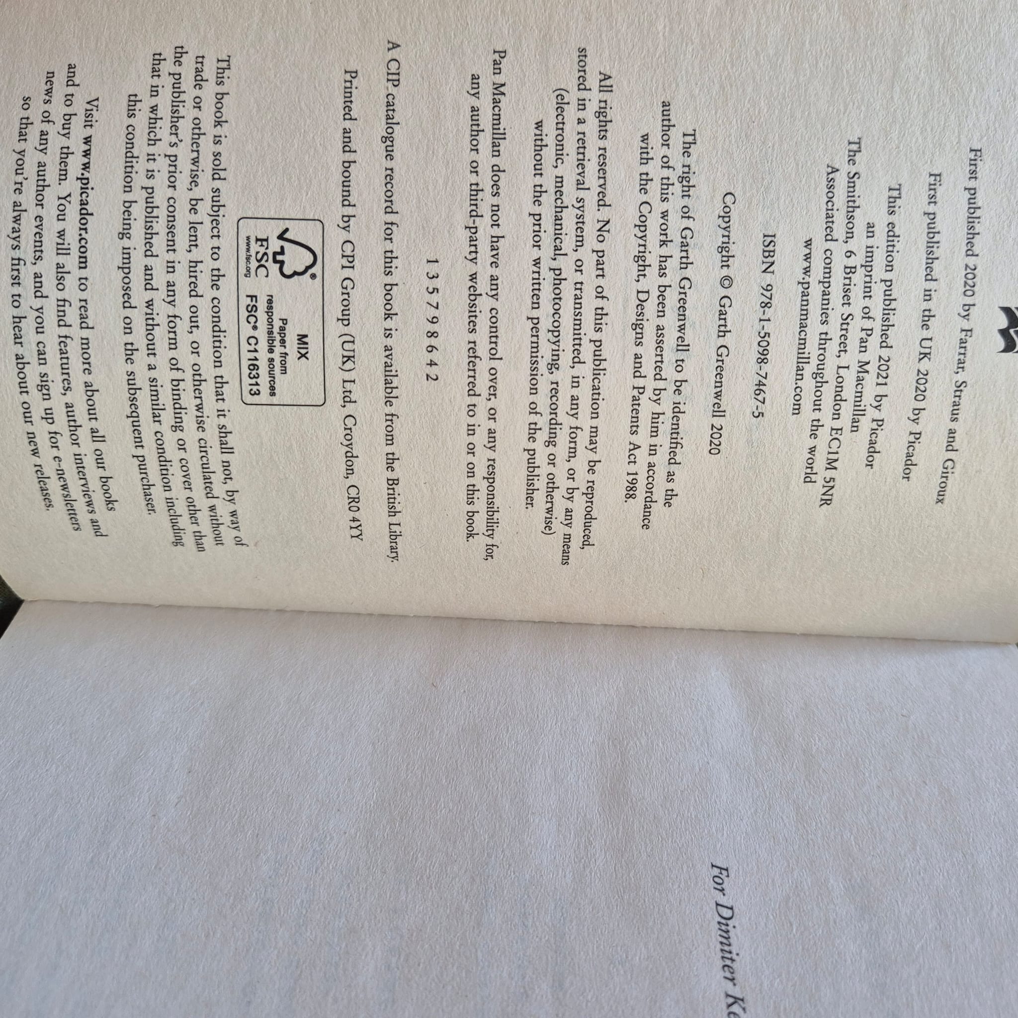 'Cleanness' by Garth Greenwell
