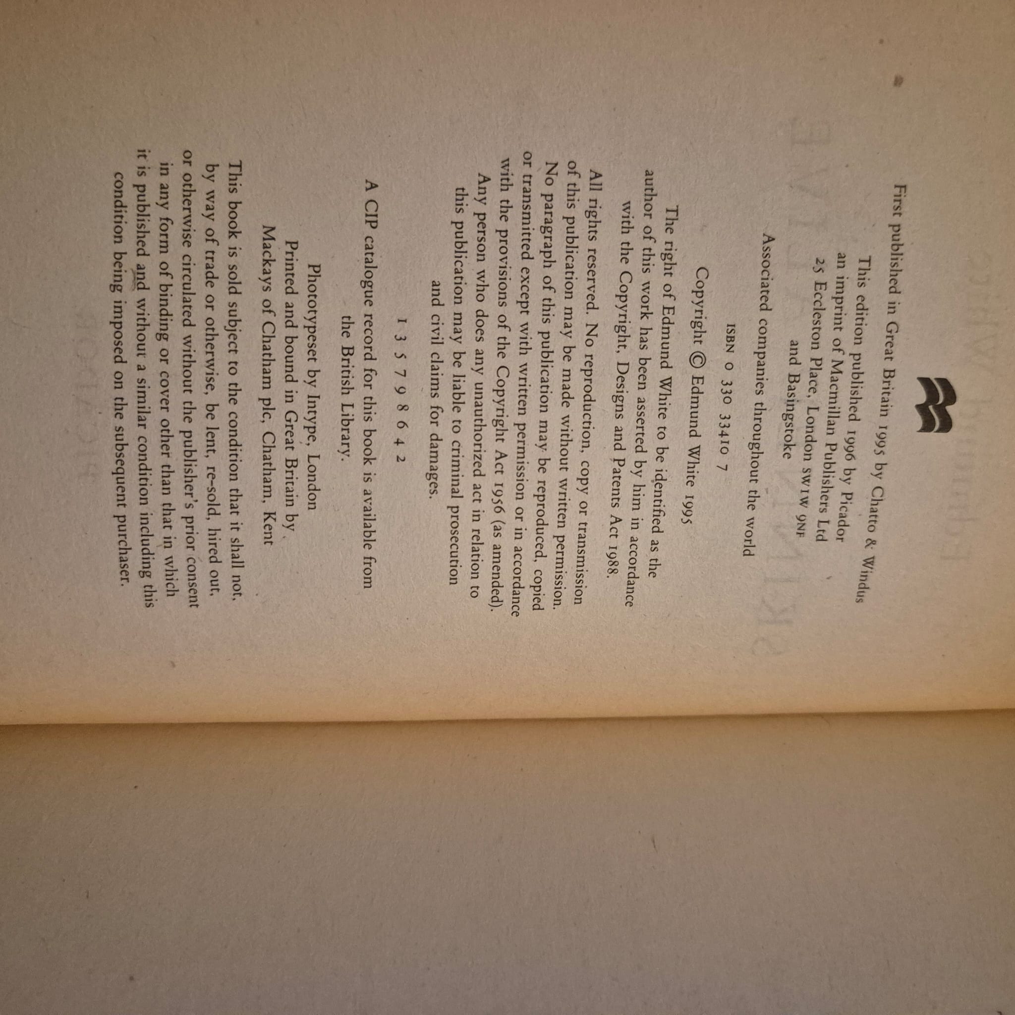 'Skinned Alive' by Edmund White