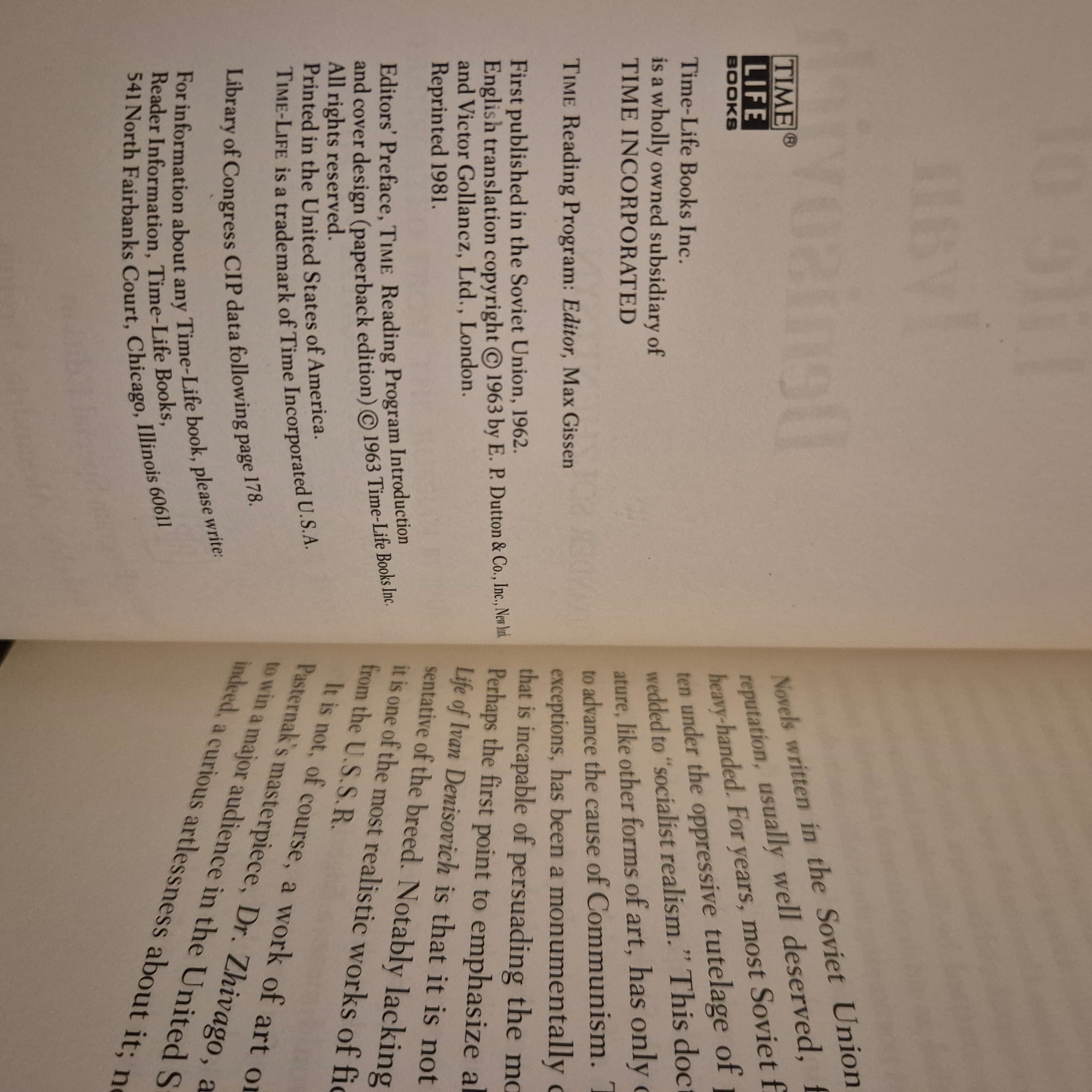 'One Day in the Life of Ivan Denisovich' by Aleksandr Solzhenitsyn