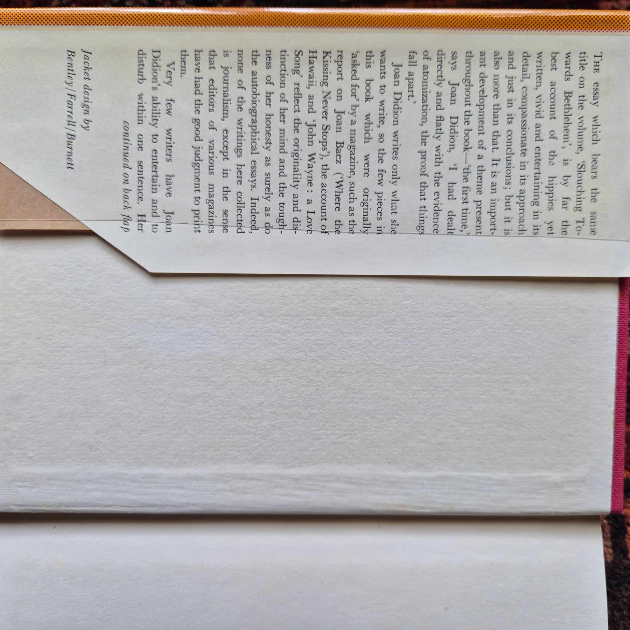 'Slouching Towards Bethlehem' by Joan Didion