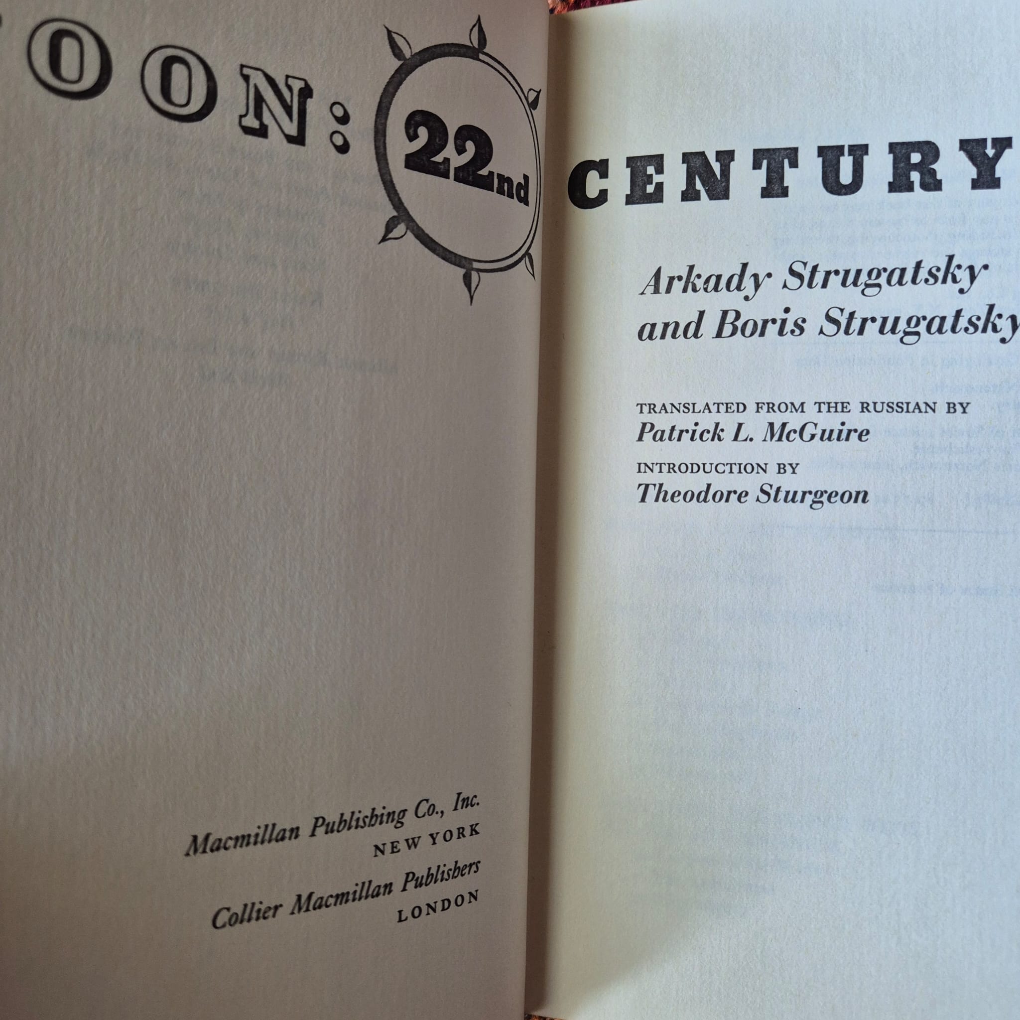 'Best of Soviet SF: Noon: 22nd Century' by Arkady and Boris Strugatsky