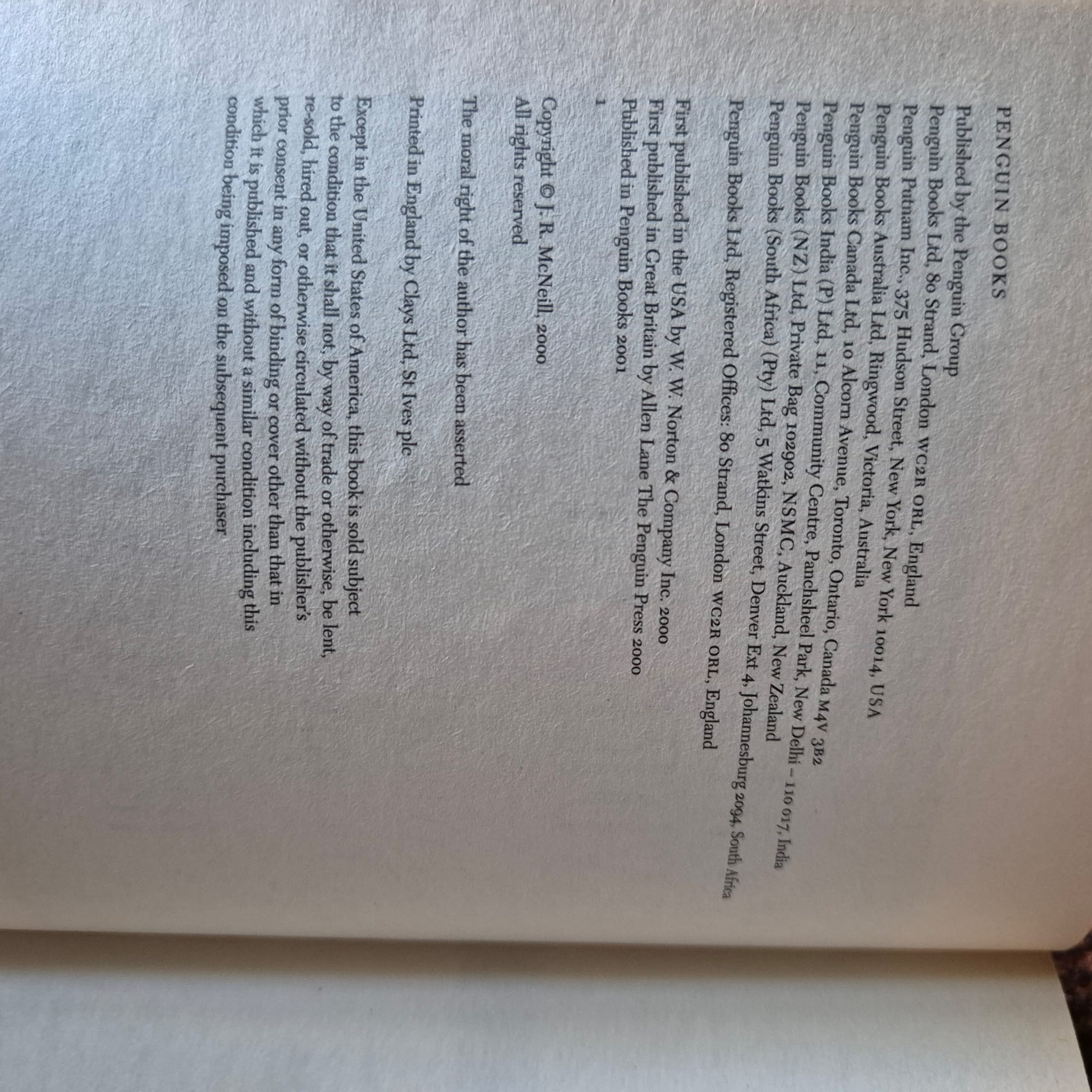 'Something New Under the Sun' by John McNeill