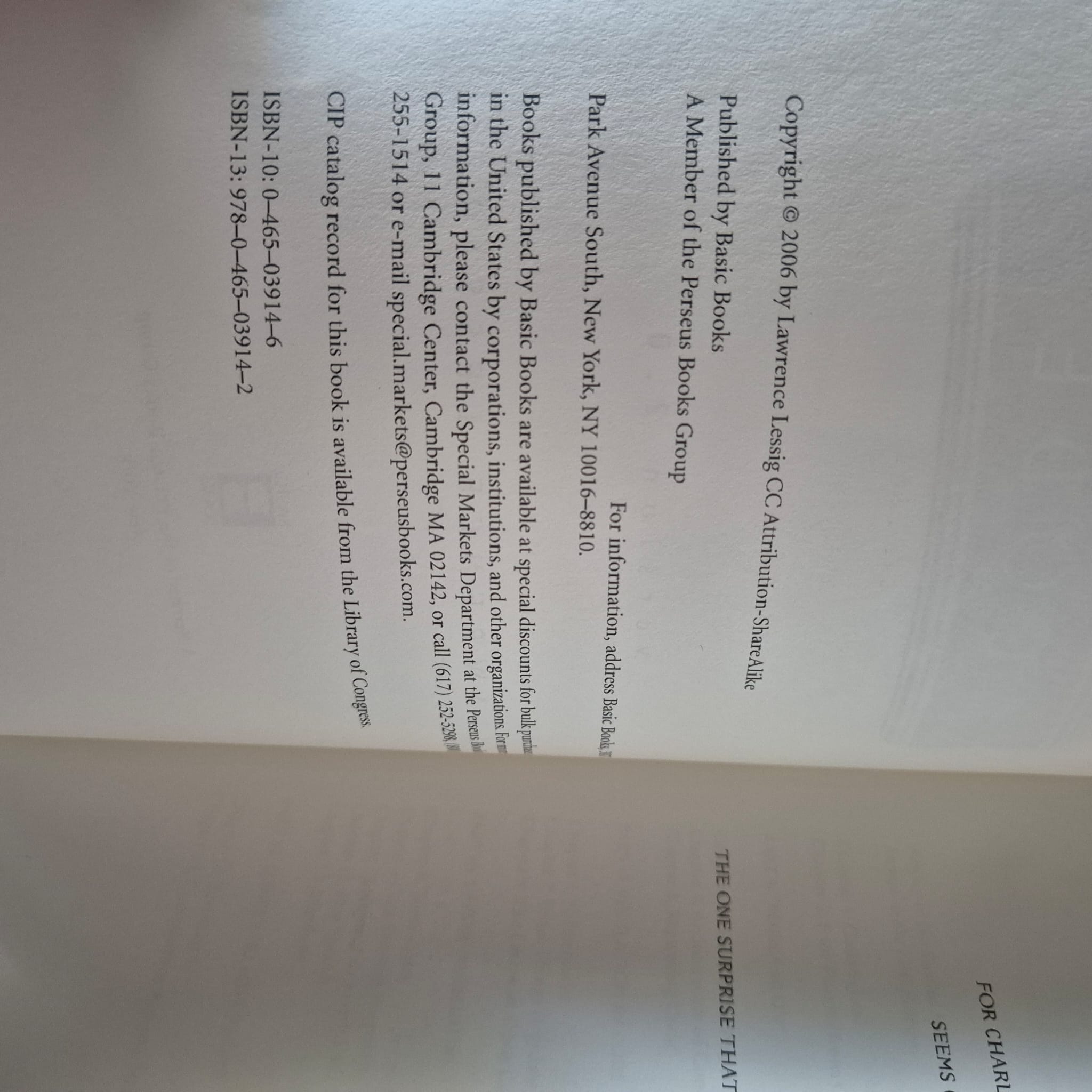 'Code: Version 2.0' by Lawrence Lessig