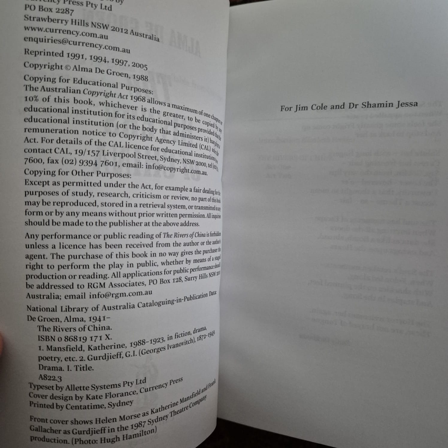'The Rivers of China' by Alma De Groen