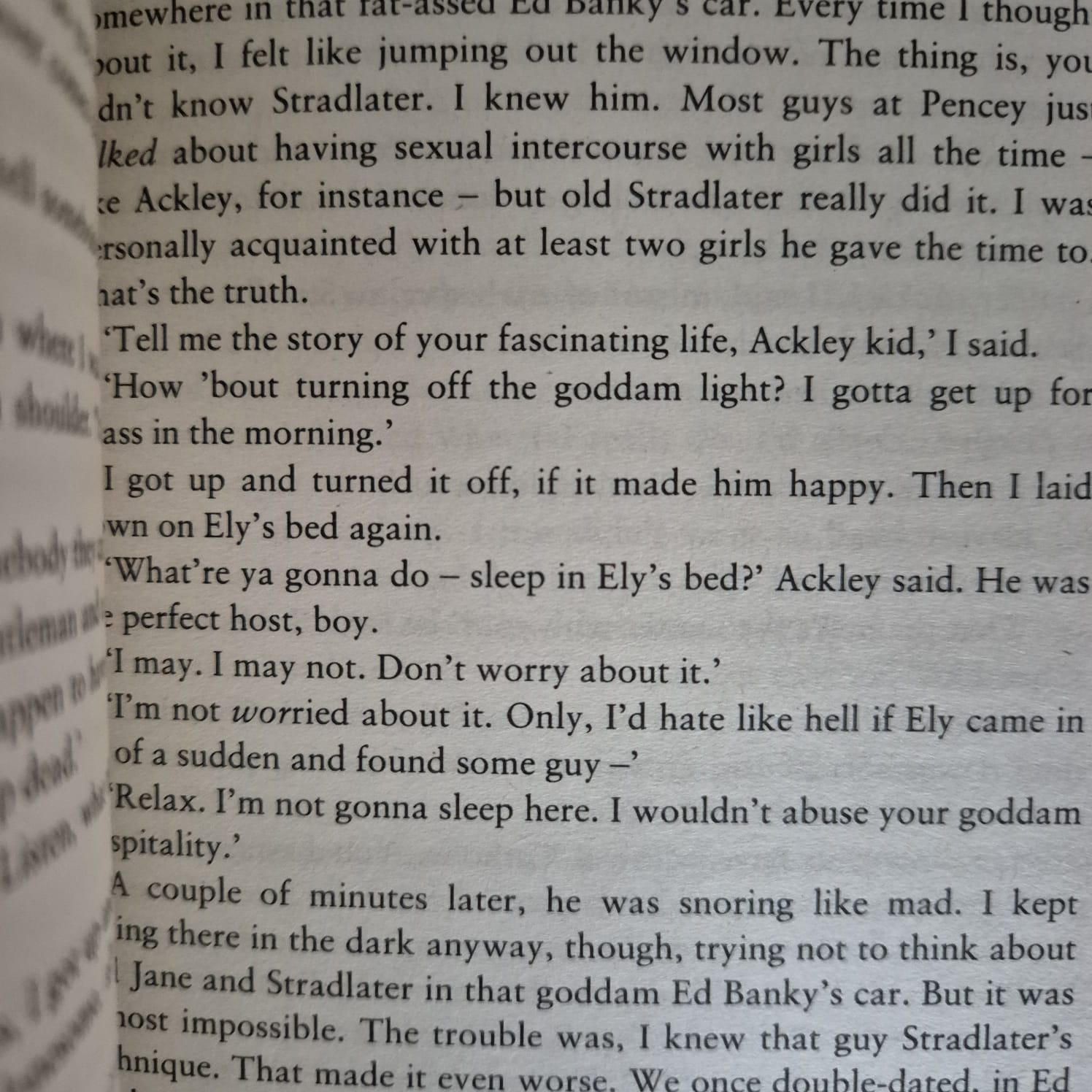 'The Catcher in the Rye' by J. D. Salinger