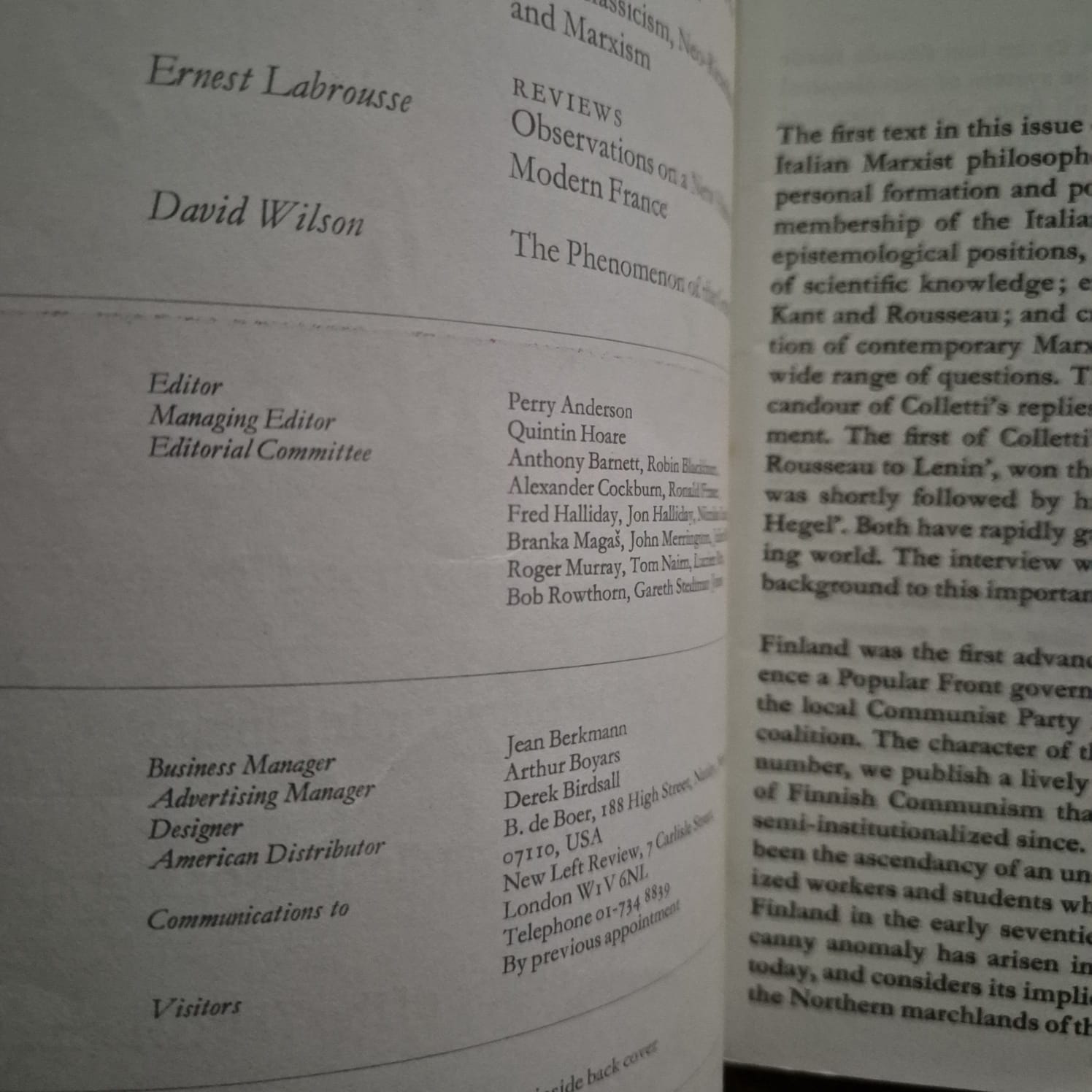 'New Left Review: Issue 86' by the New Left Review
