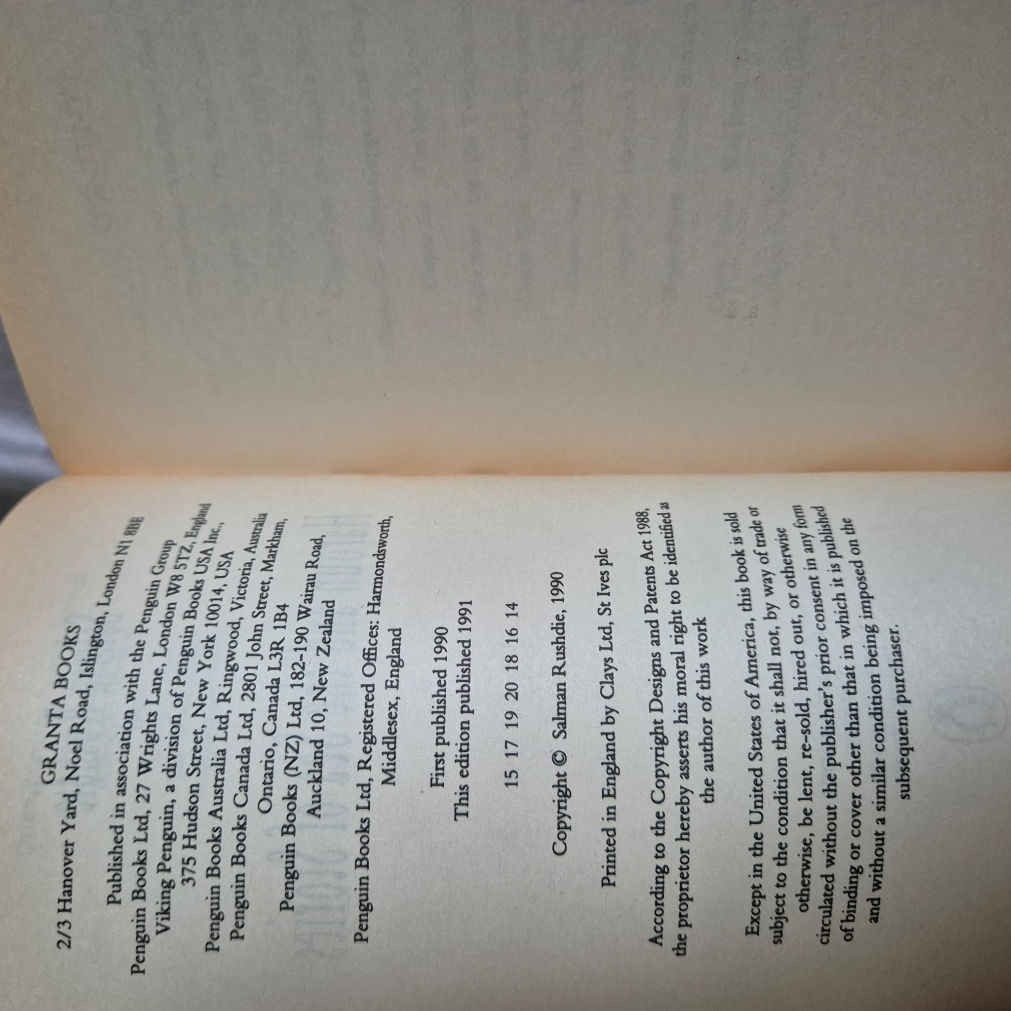'Haroun and the Sea of Stories' by Salman Rushdie