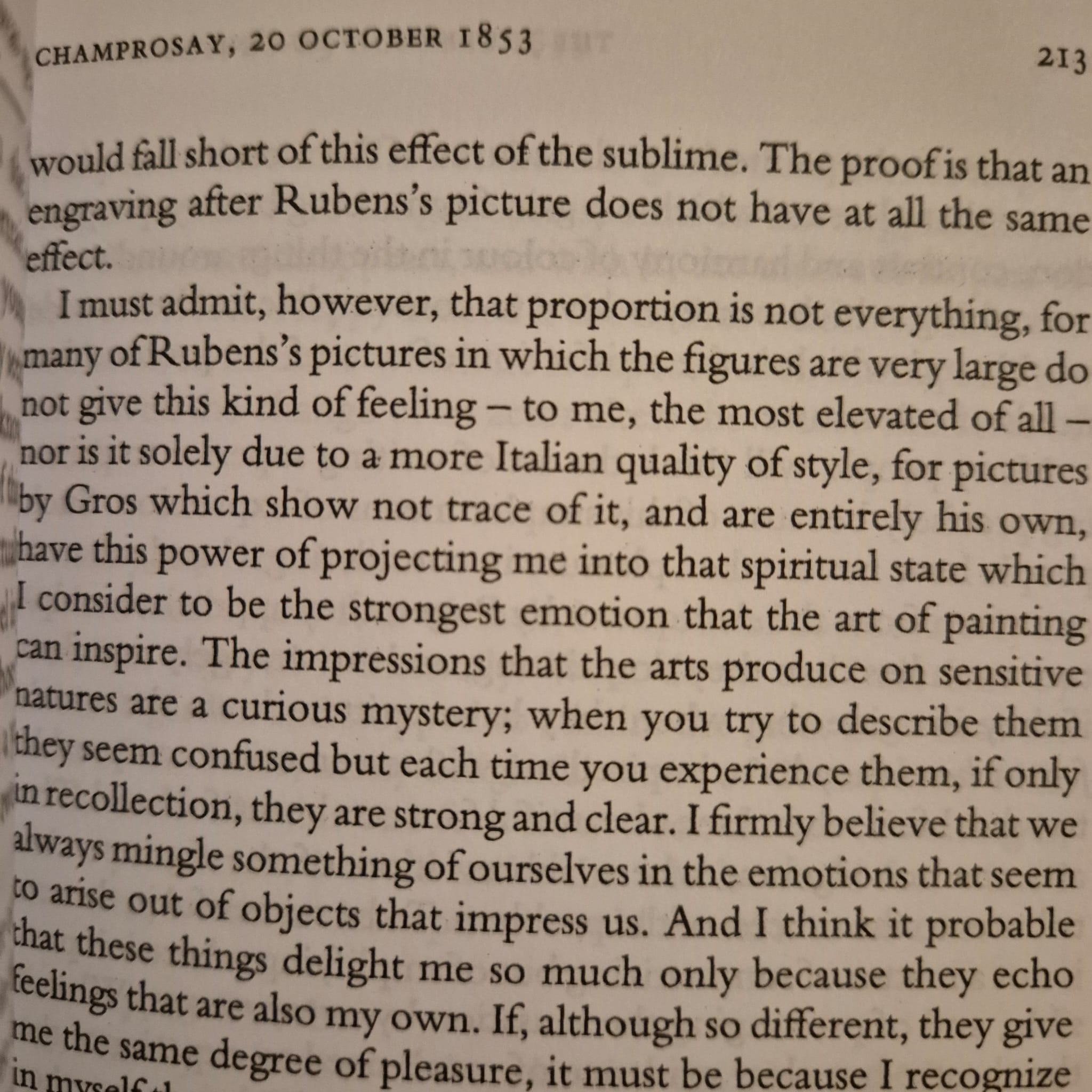 'The Journals of Eugene Delacroix' edited by Euguene Delacroix