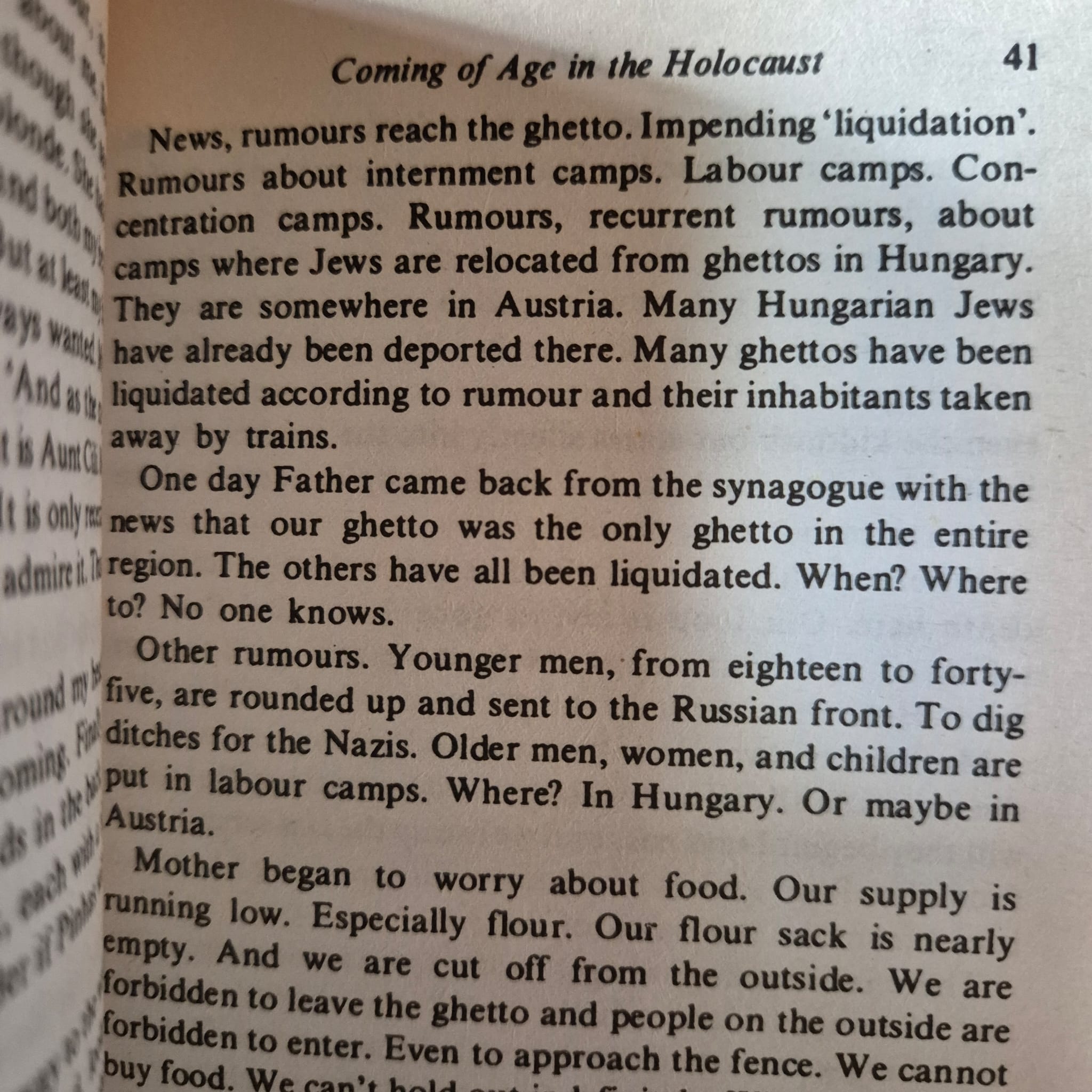 'Elli: Coming of Age in the Holocaust' by Livia E. Bitton