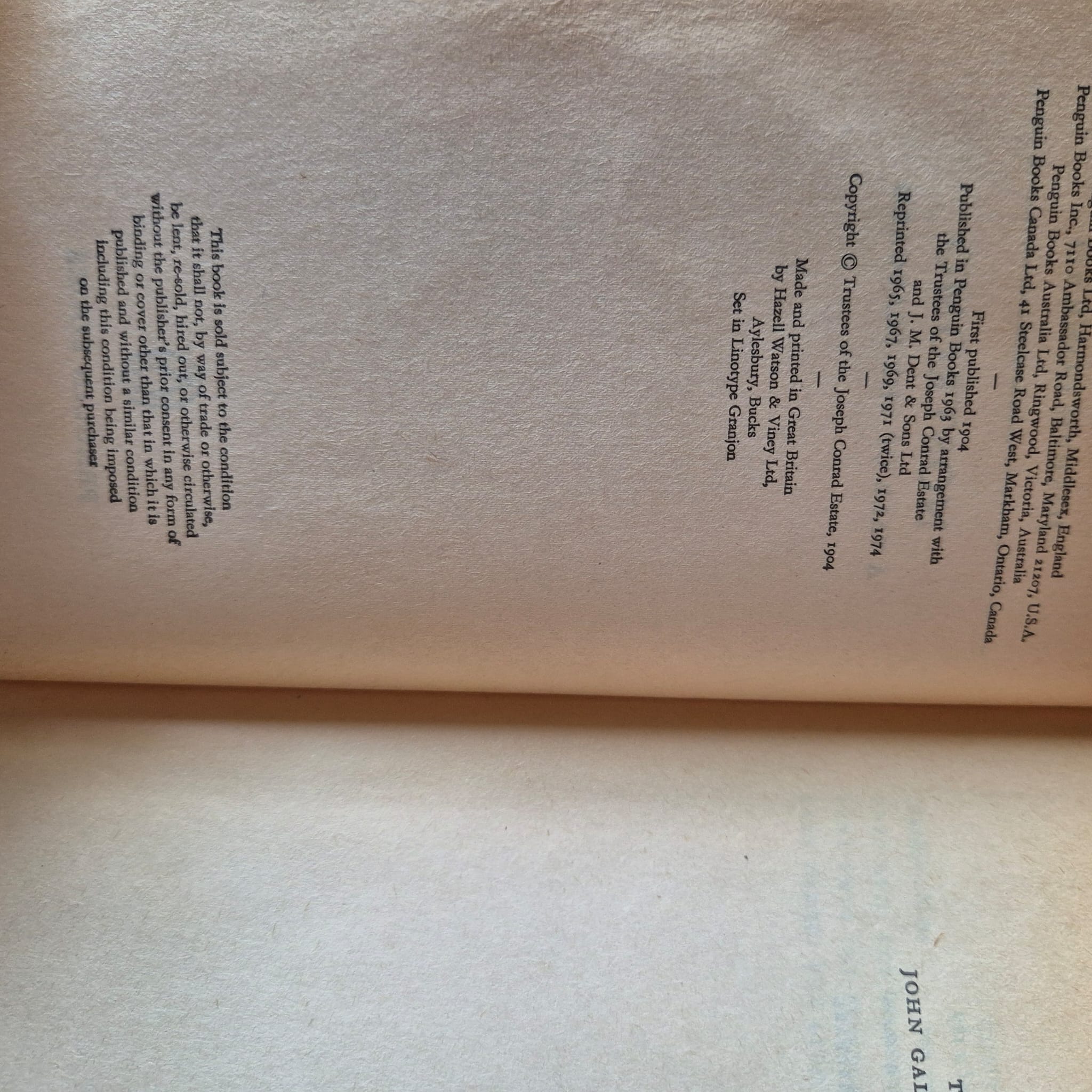 'Nostromo' by Joseph Conrad