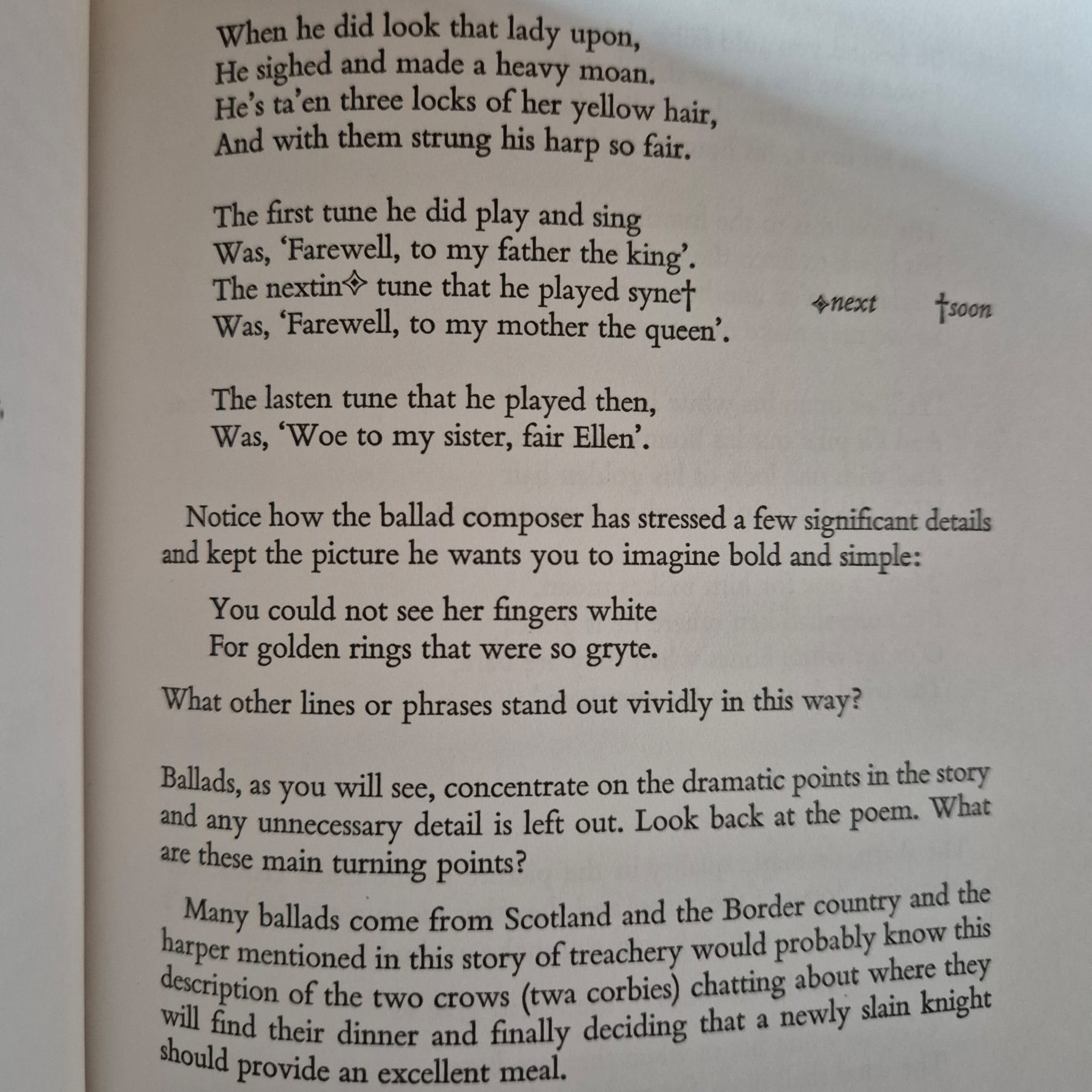 'Touchstones 1: A Teaching Anthology (of poetry)' edited by M.G. Benton and P. Benton.