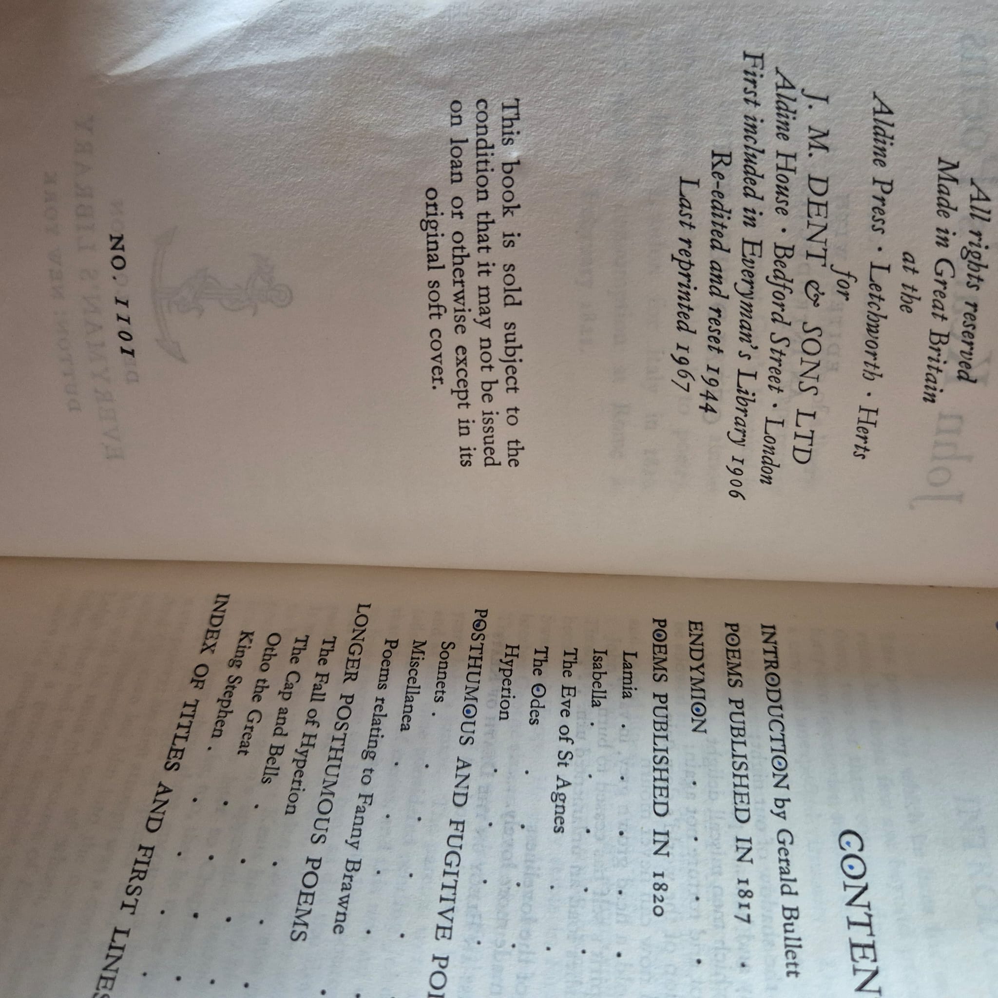 'Poems' by John Keats
